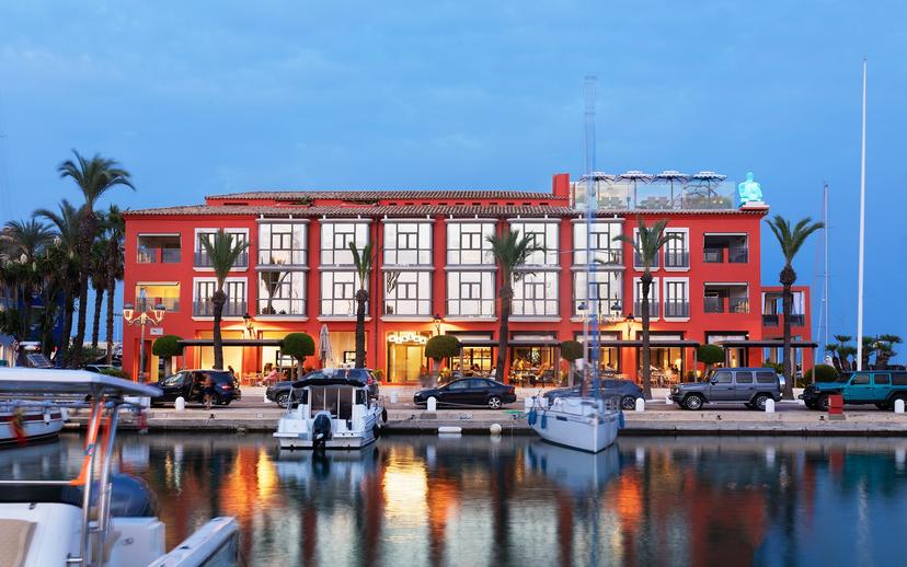 Panoramic view of the Hotel MiM Sotogrande Melia