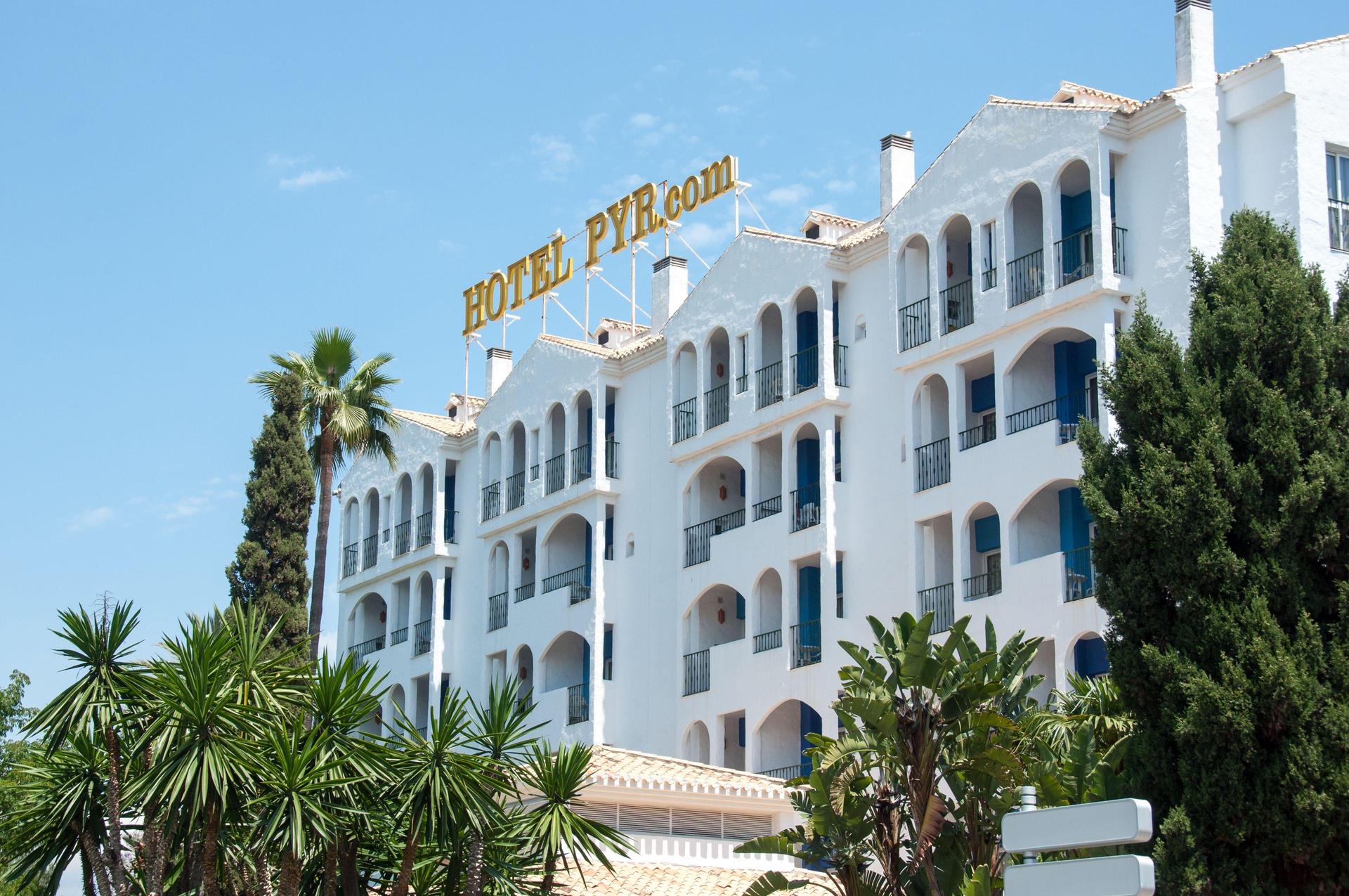 Panoramic iew of the Hotel PYR Marbella building