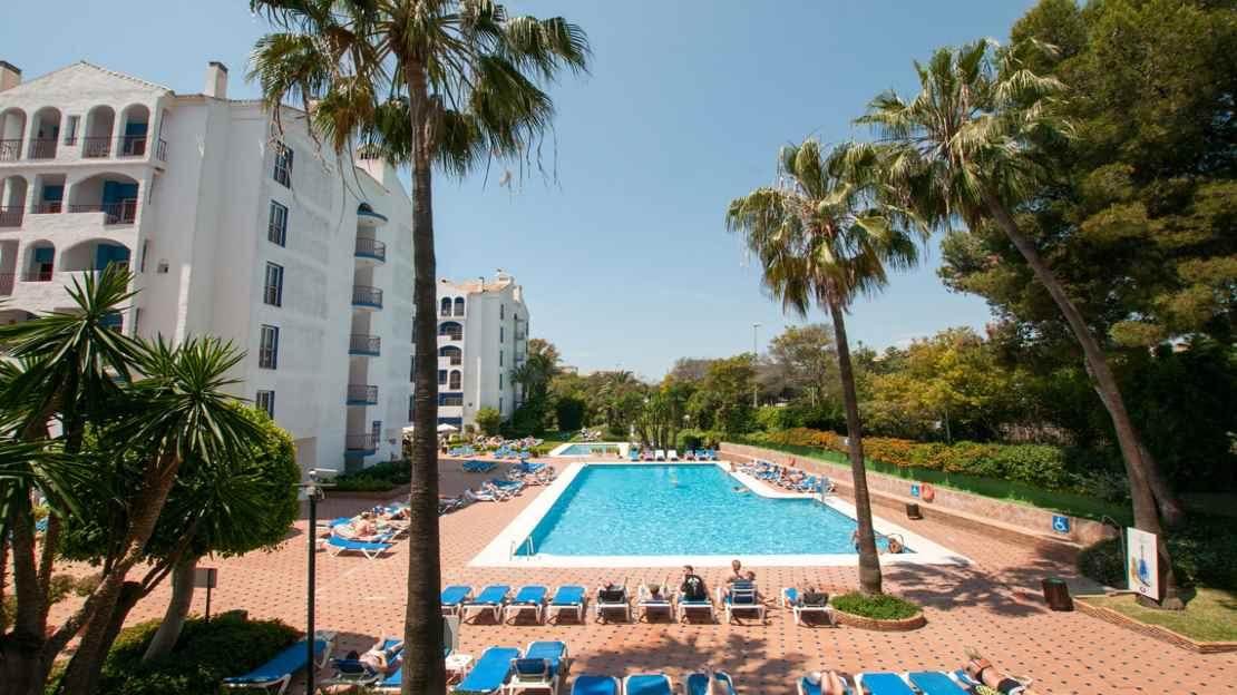 Outdoor swimming pool at Hotel PYR Marbella