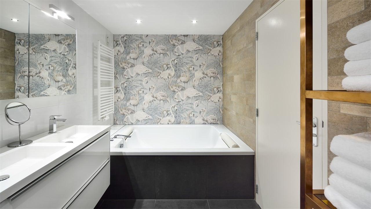 Bathroom as part of a suite at the Hotel Vught s Hertogenbosch