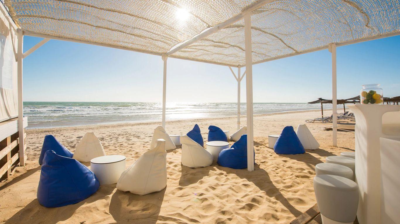 Beach area of the resort