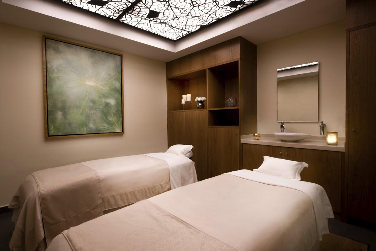 Spa beds at the Kempinski Hotel Muscat