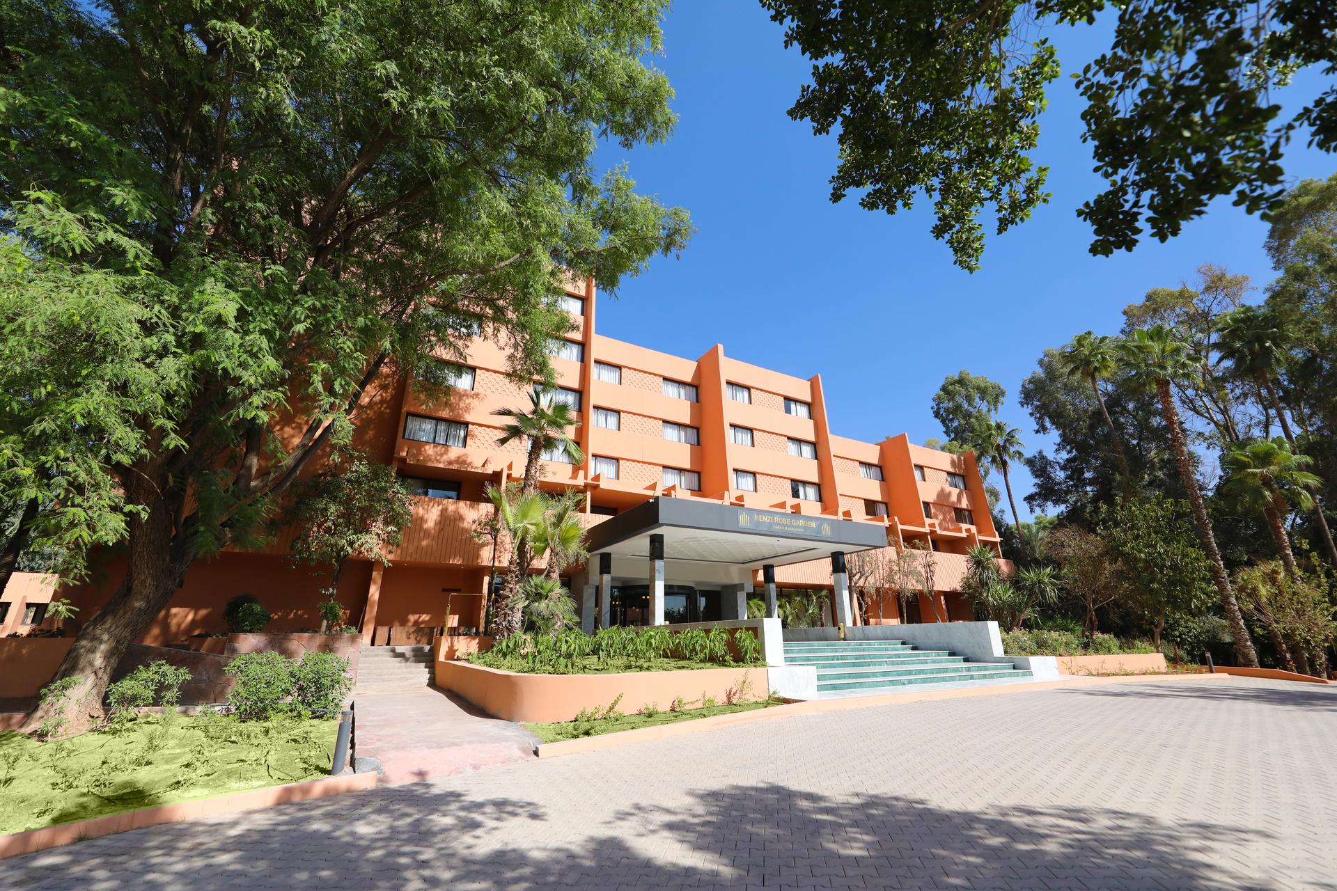 Front entrance to the Kenzi Farah Rose Garden