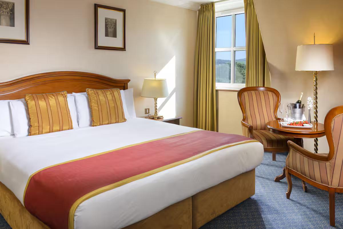 Double bed suite at the Killarney Towers Hotel