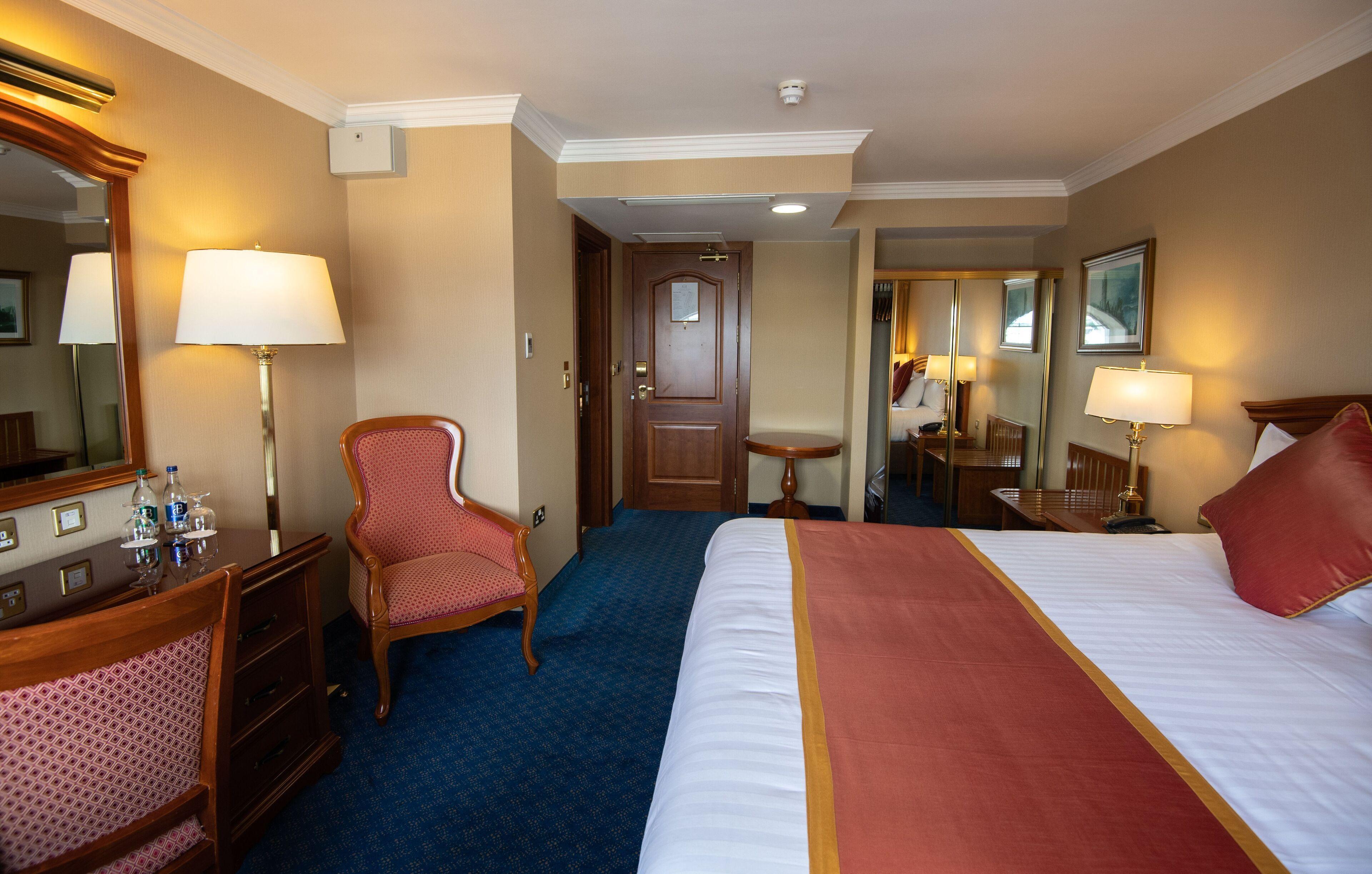 Double bed suite at the Killarney Towers Hotel