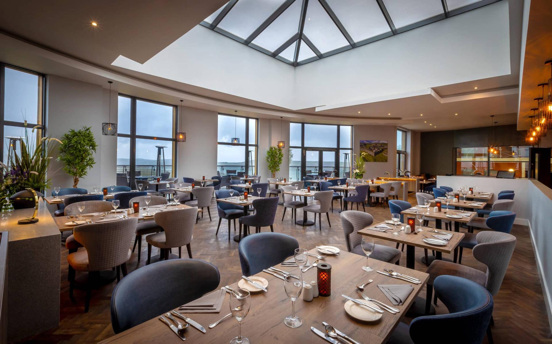 Indoor dining area at the Kinsale Hotel & Spa
