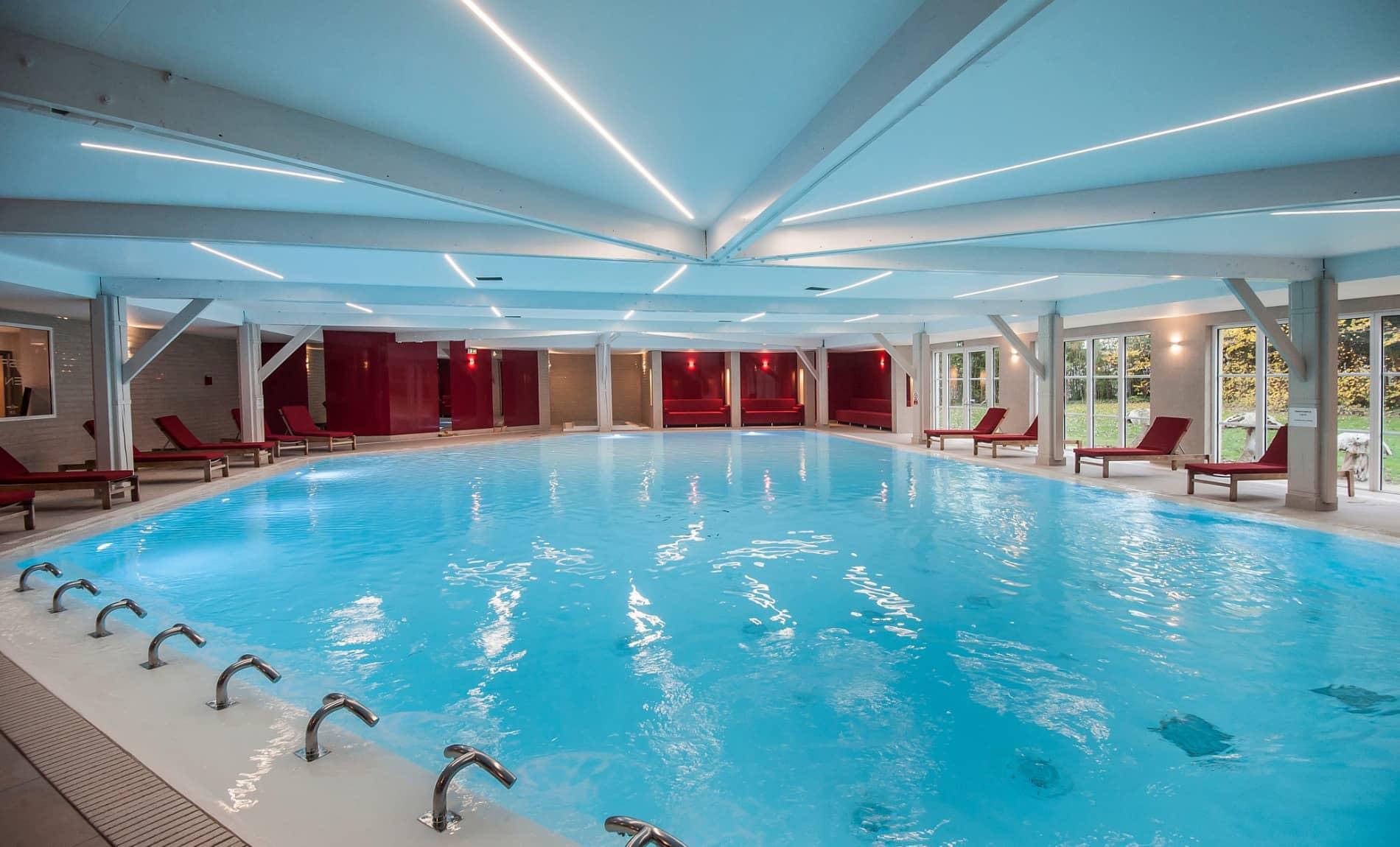 Indoor swimming pool at the Le Grand Hotel Le Touquet