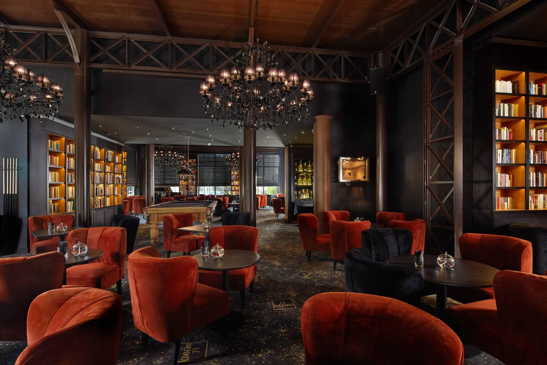 Indoor dining room at Le Grand Hotel Le Touquet