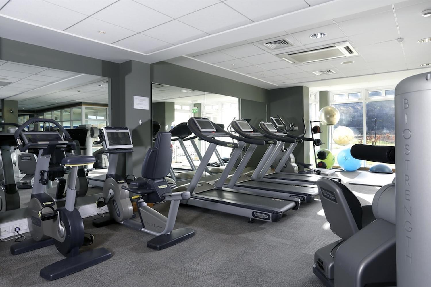 Gym facilities at the Macdonald Cardrona Hotel