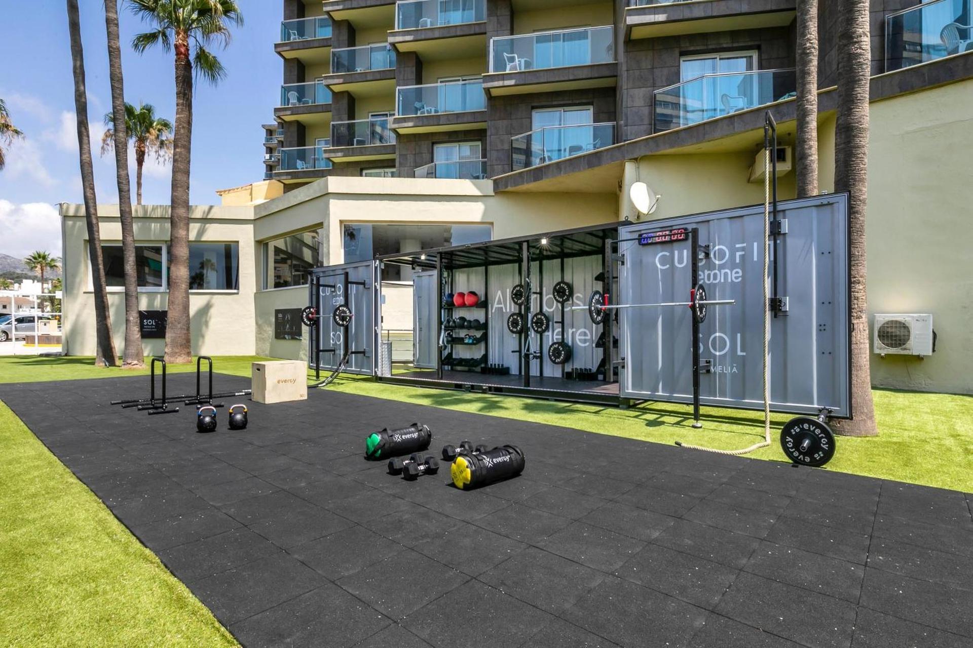 Gym facilities at the Melia Sol Principe