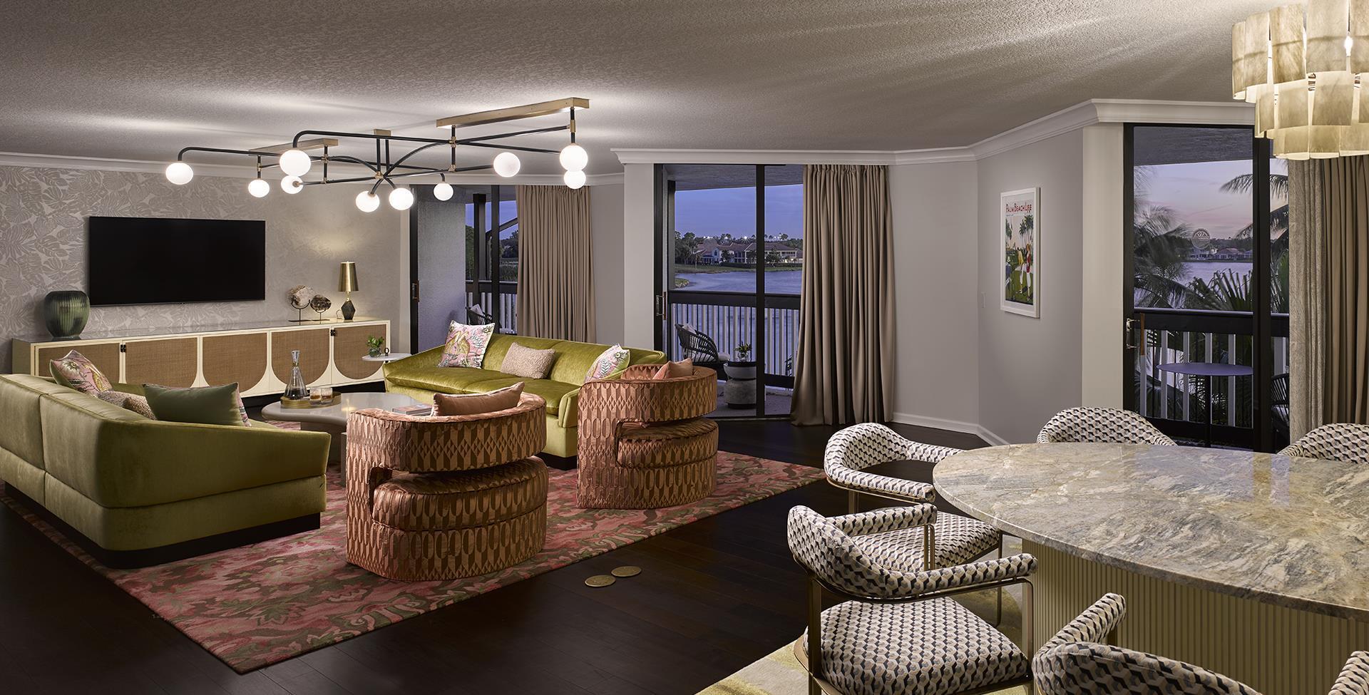 Living room as part of a suite at PGA National Resort & Spa