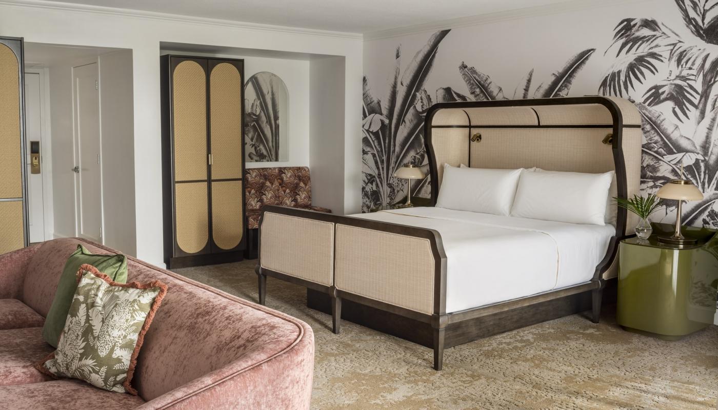 Spacious double bed suite at the PGA National Resort & Spa