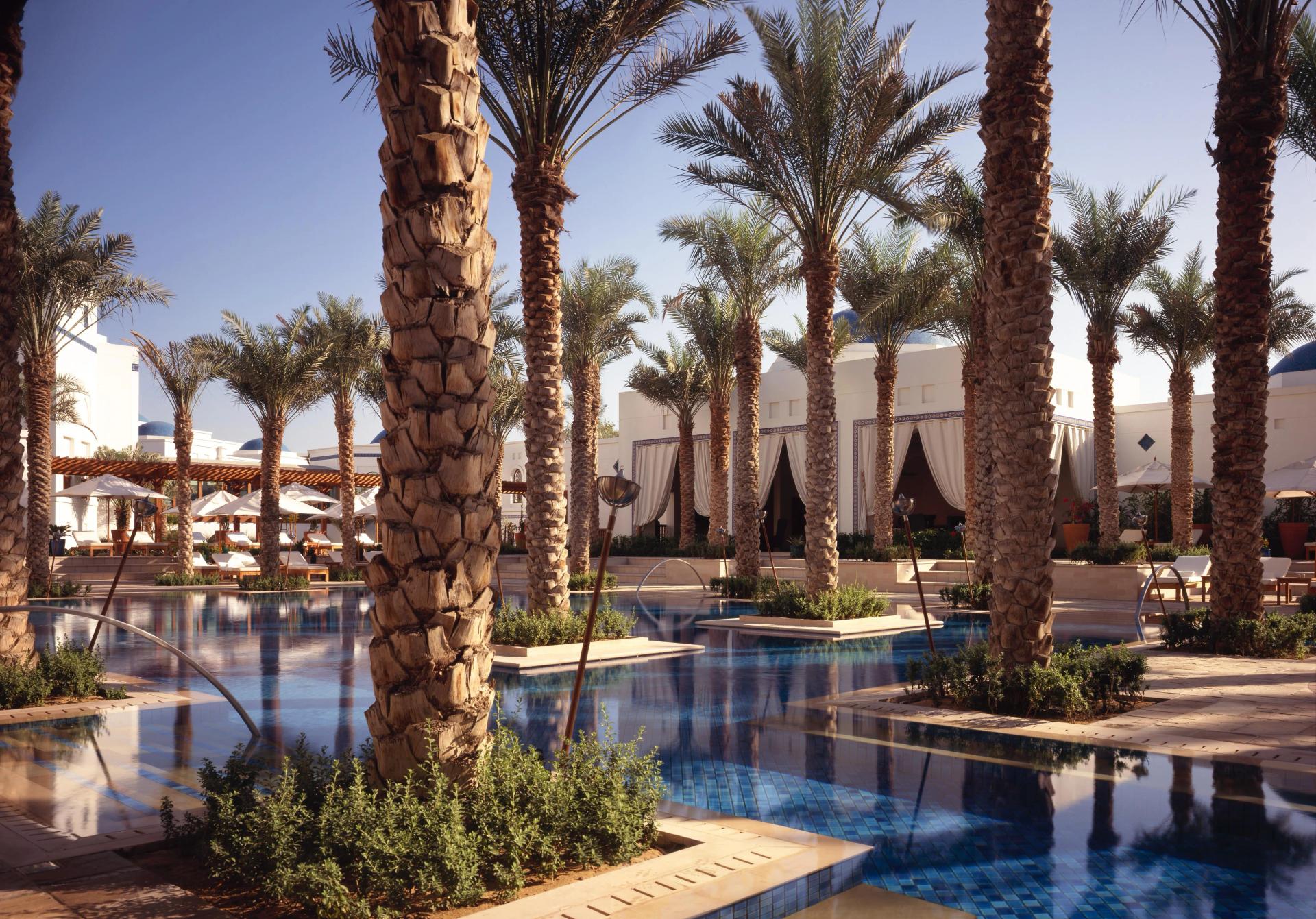 Outdoor swimming pool at the Park Hyatt Dubai Creek