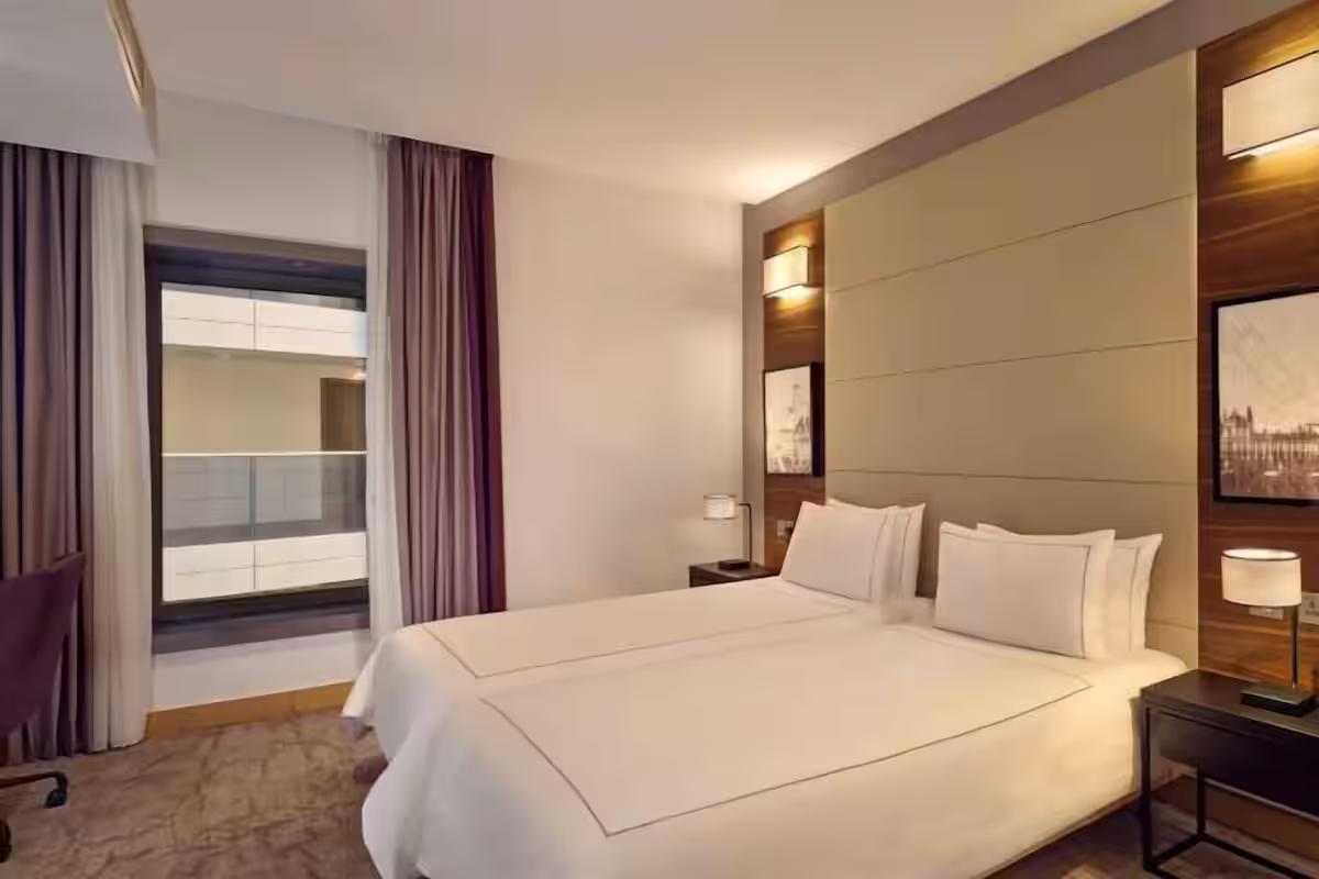 Double bed suite at the Park Plaza County Hall