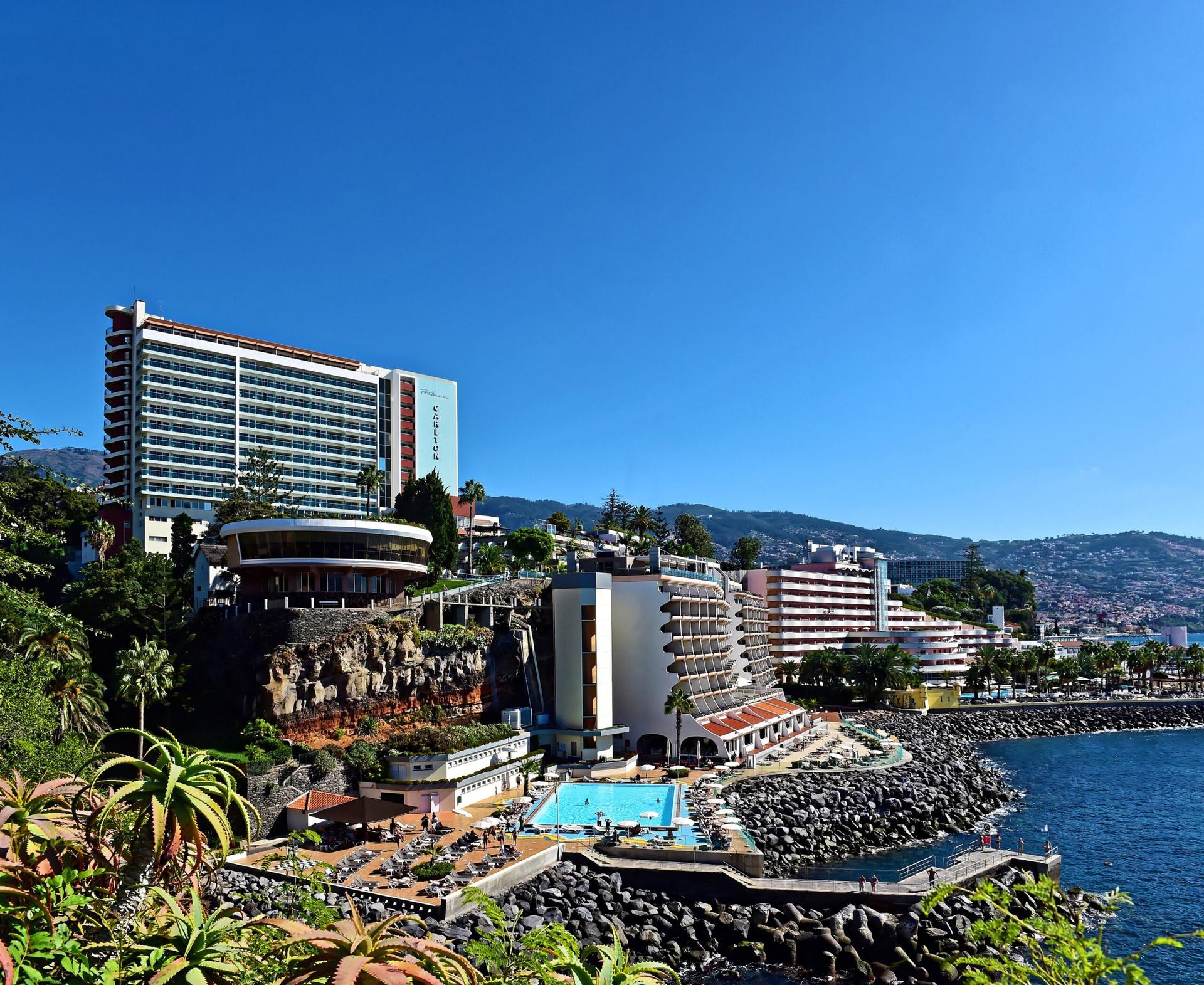 Panoramic view of the luxurious Pestana Carlton Madeira