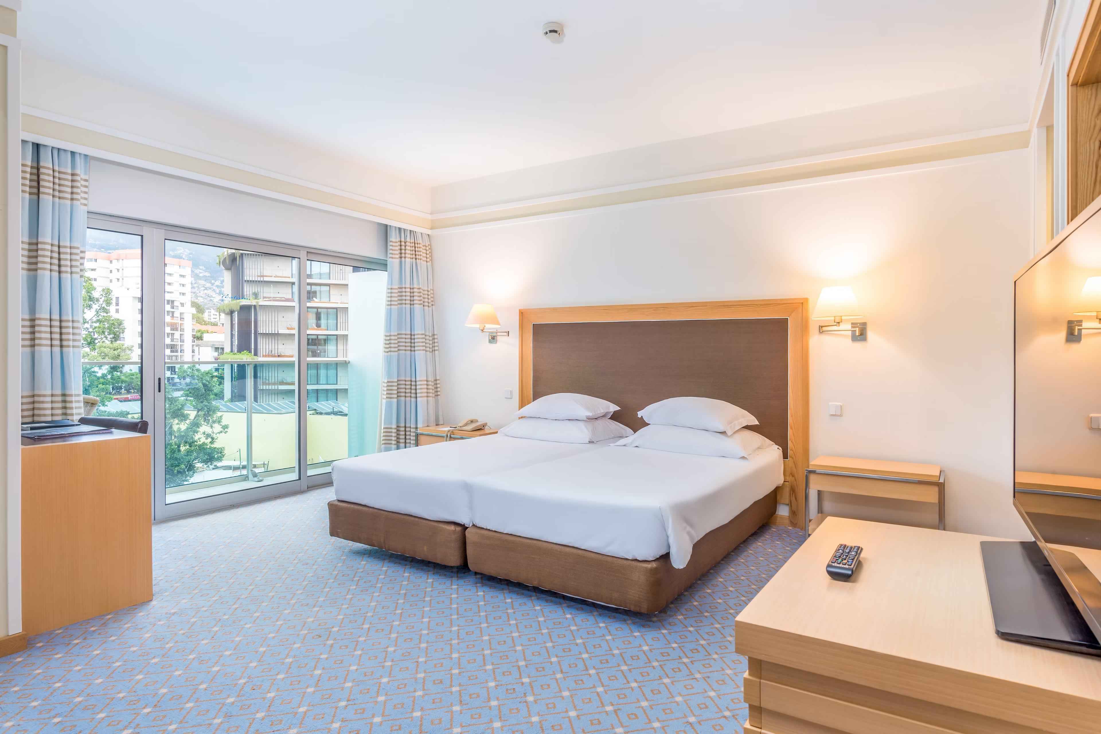 Double bed room at the Pestana Carlton Madeira