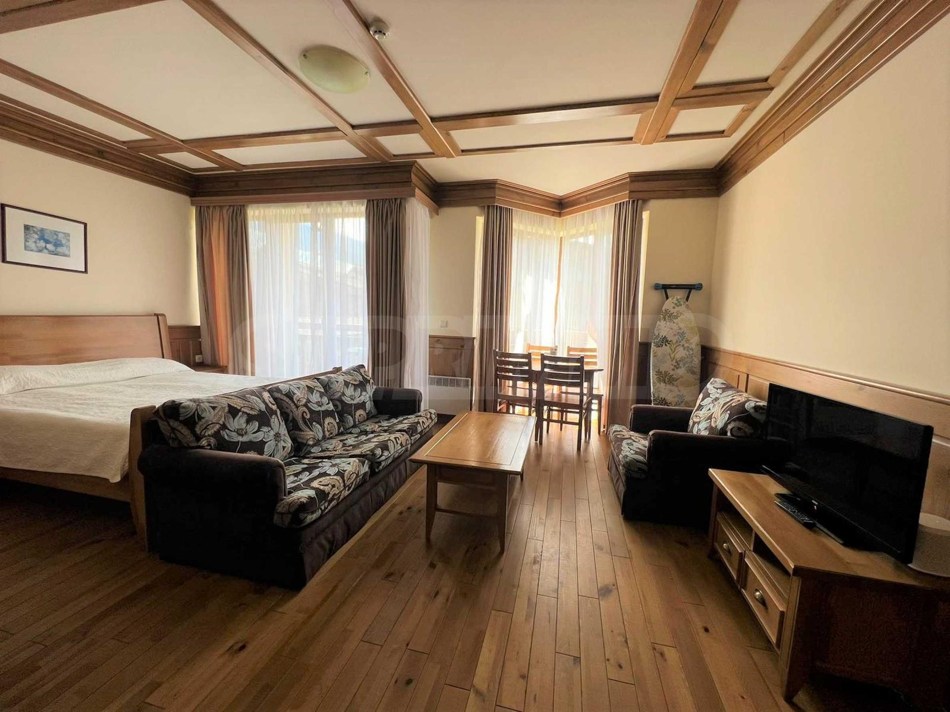 Double bed suite at the Pirin Golf Hotel & Spa