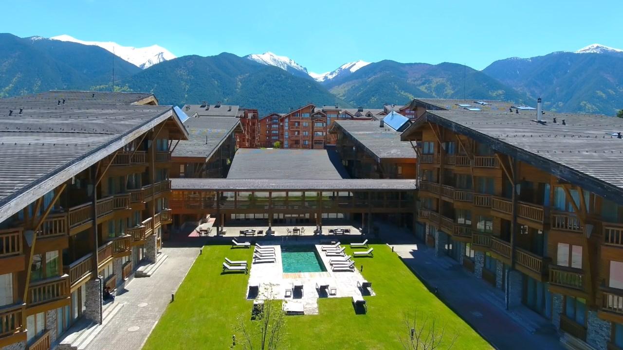 Overhead view of the Pirin Golf Hotel & Spa