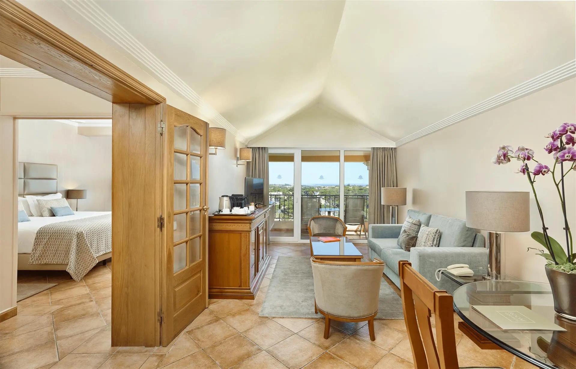 Living room as part of a suite at Ria Park Hotel & Spa