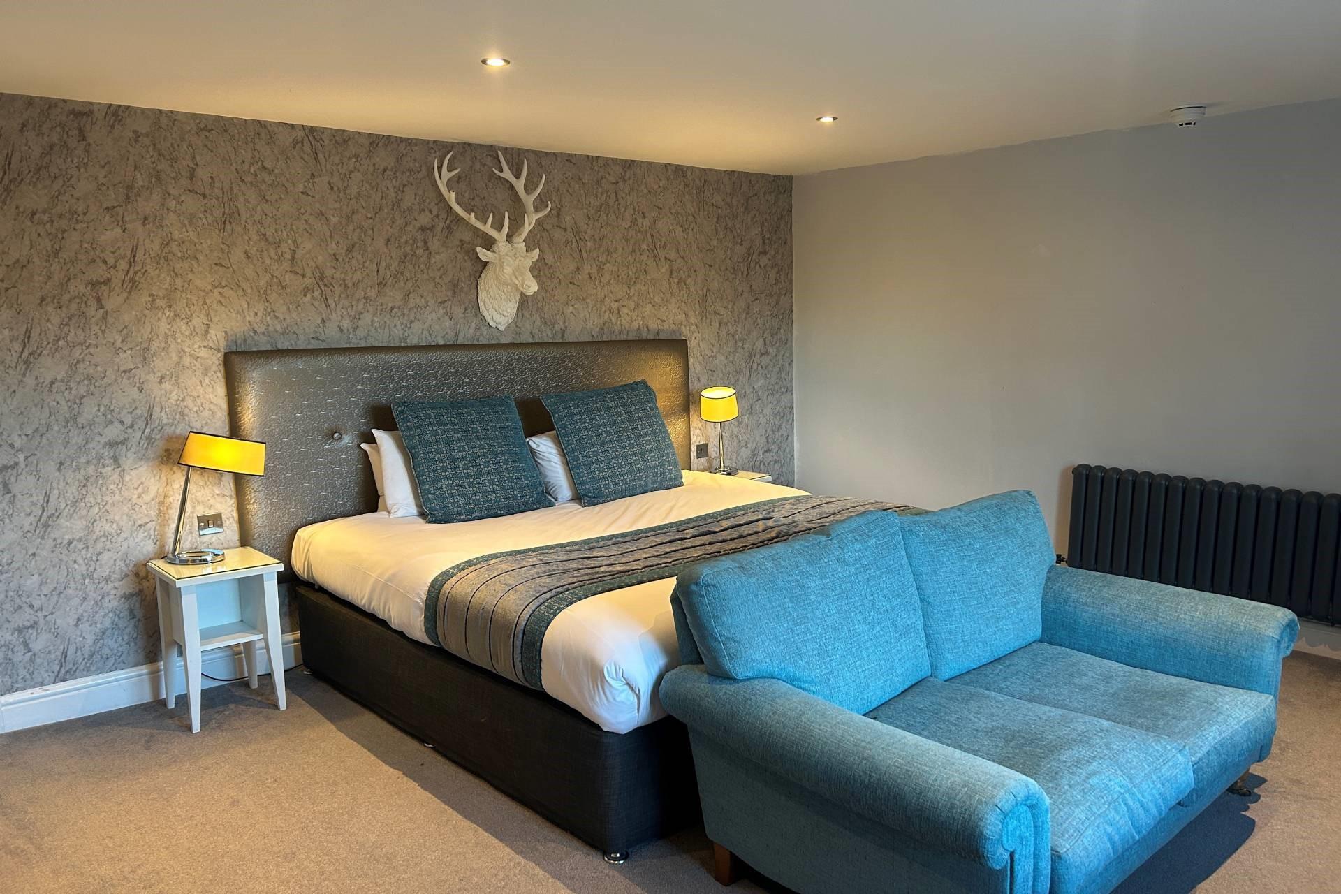 Double bed room at the Shrigley Hall Hotel & Spa