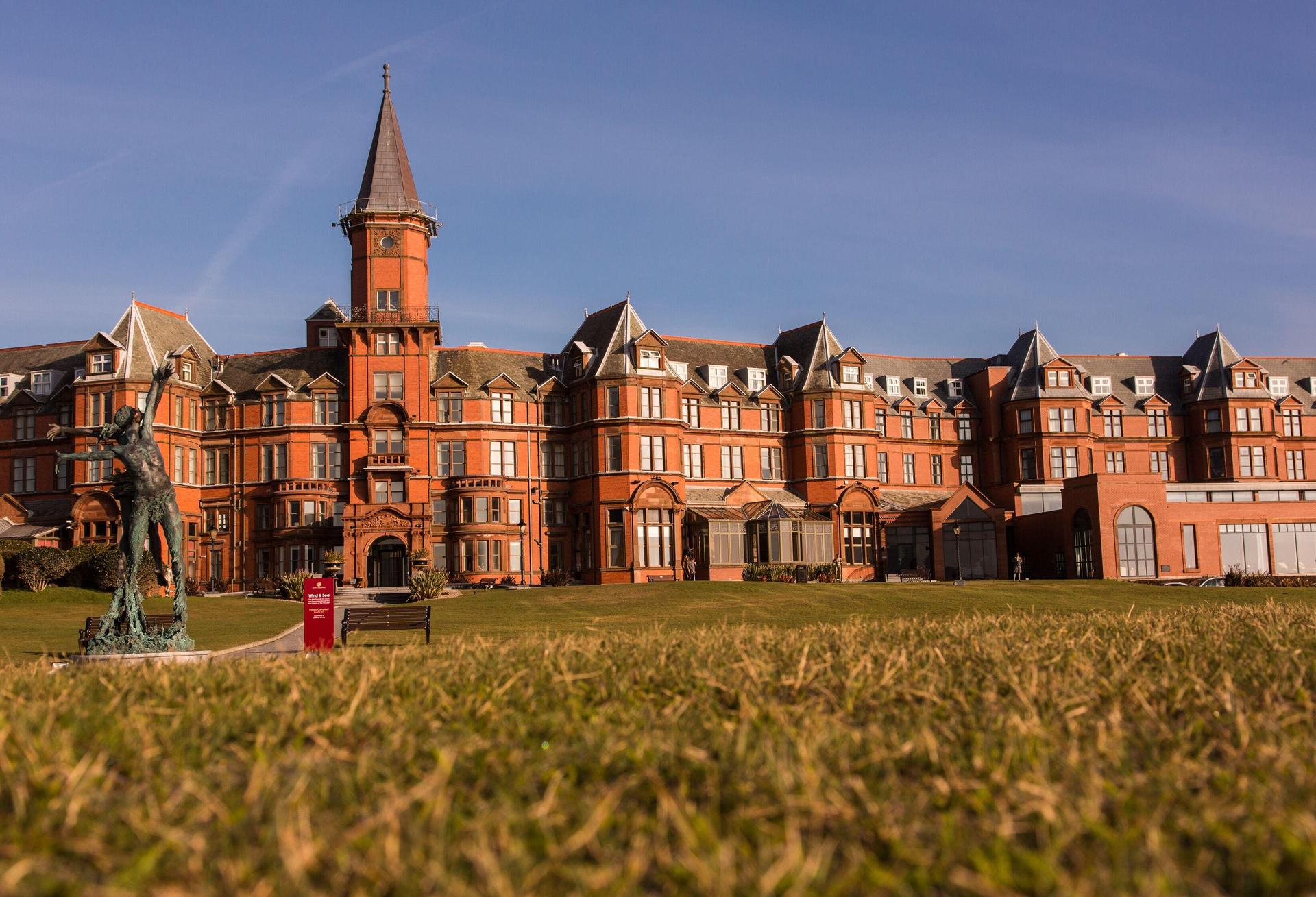Panoramic view of the Slieve Donard Resort & Spa