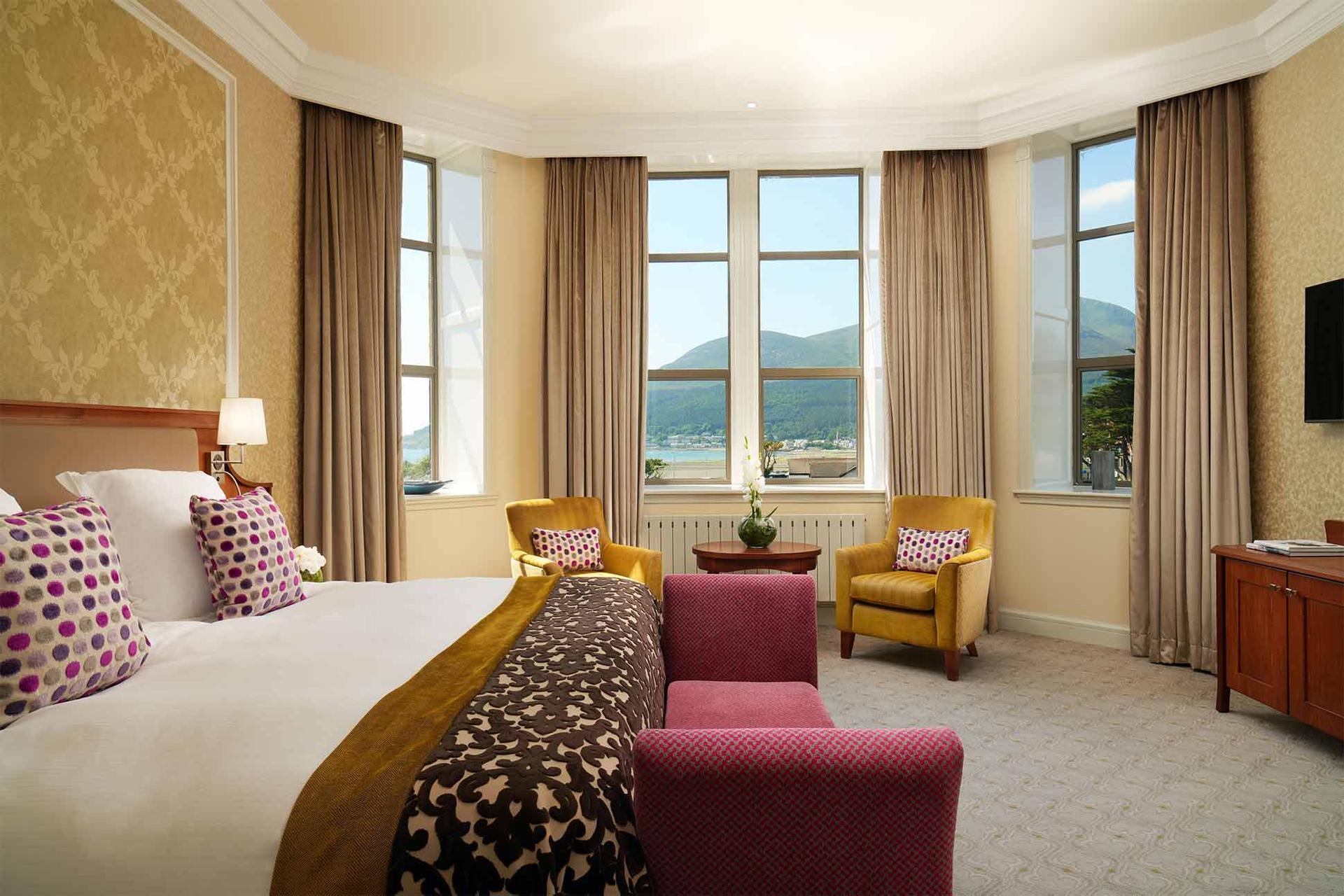 Double bed suite at the Slieve Donard Resort & Spa