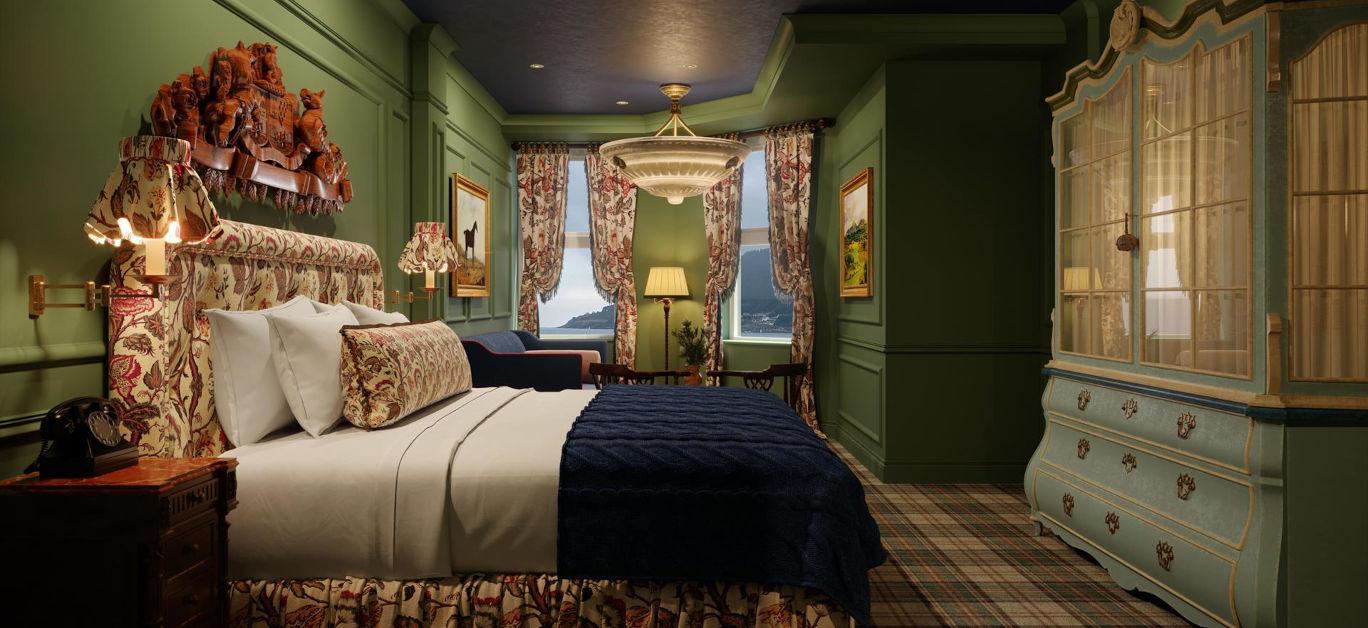 Double bed suite at the Slieve Donard Resort & Spa