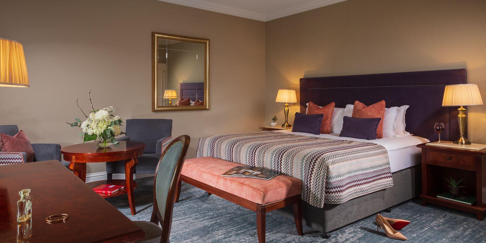 Double bed suite at The Heritage Golf Resort