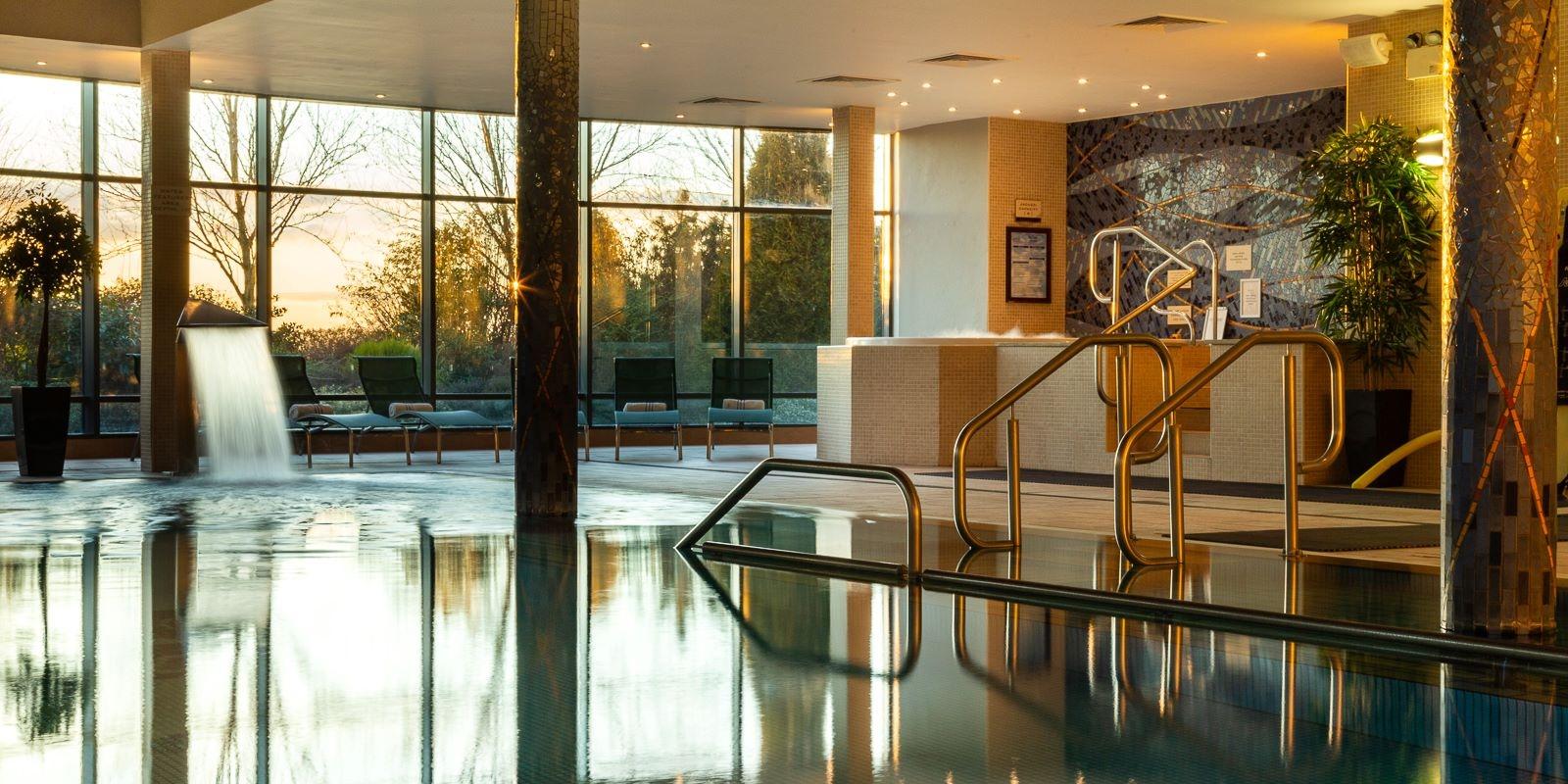 Indoor swimming pool at The Heritage Golf Resort