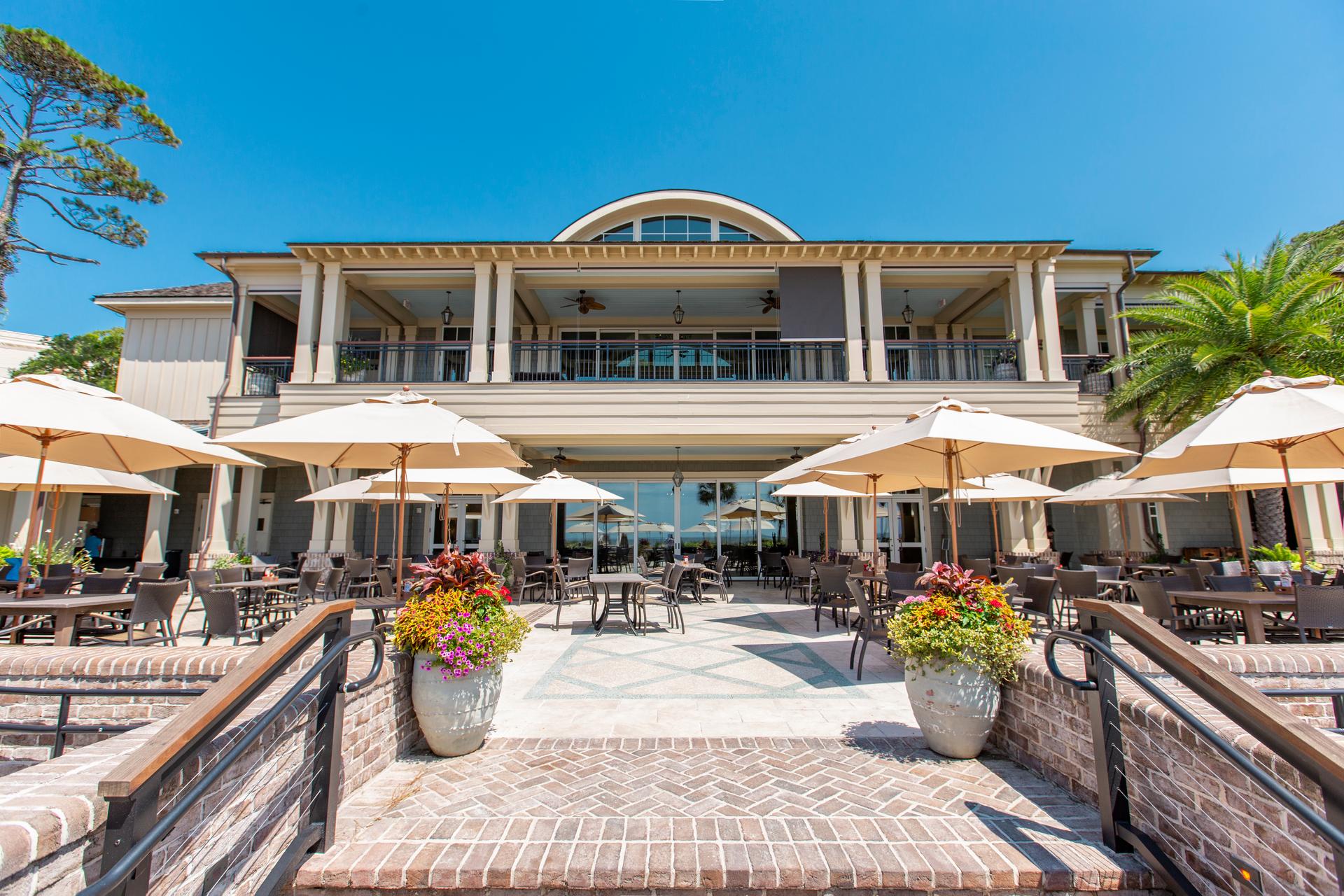 Front entrance to The Sea Pines Resort