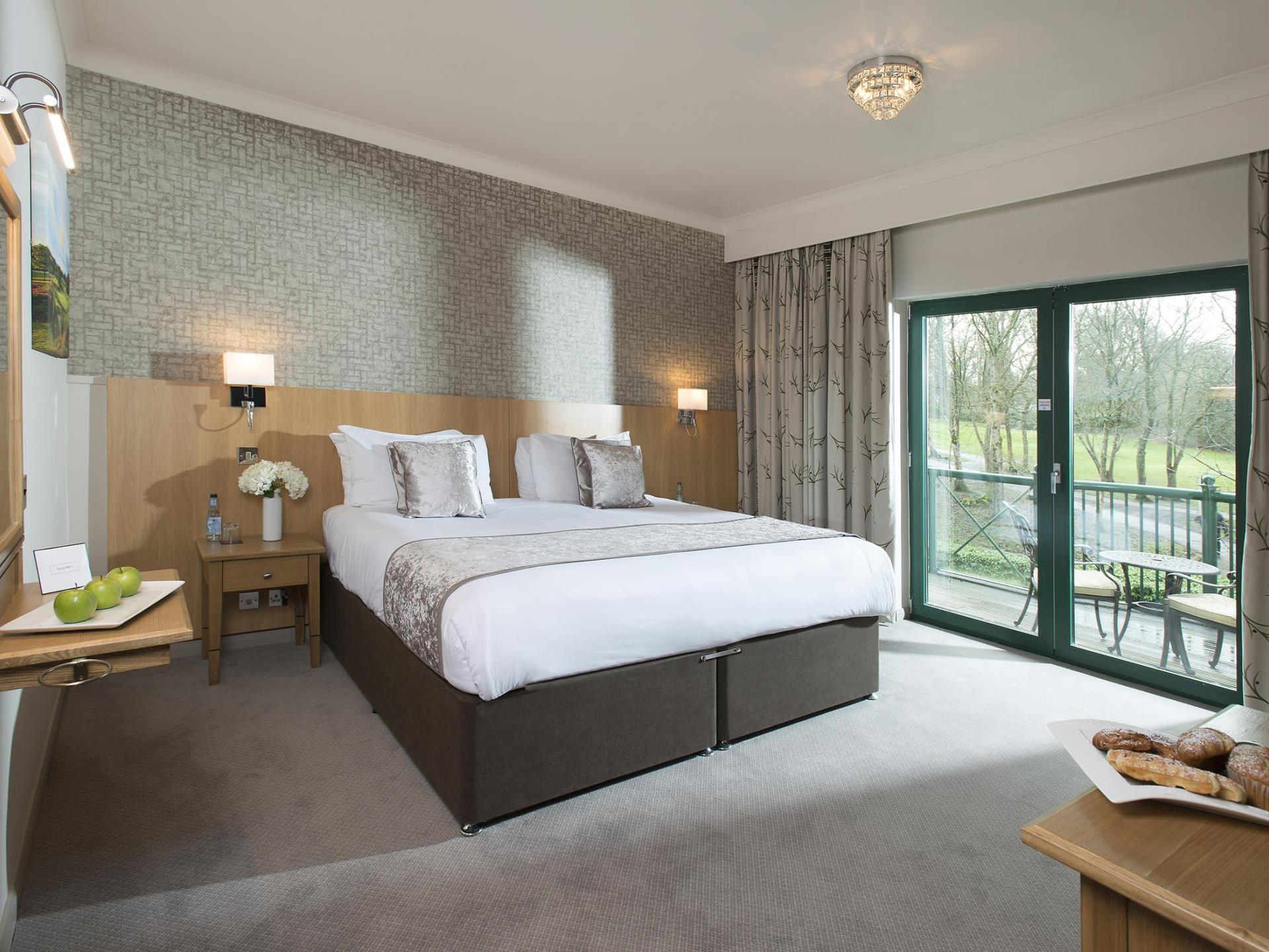Modern double bed room at The Vale Resort