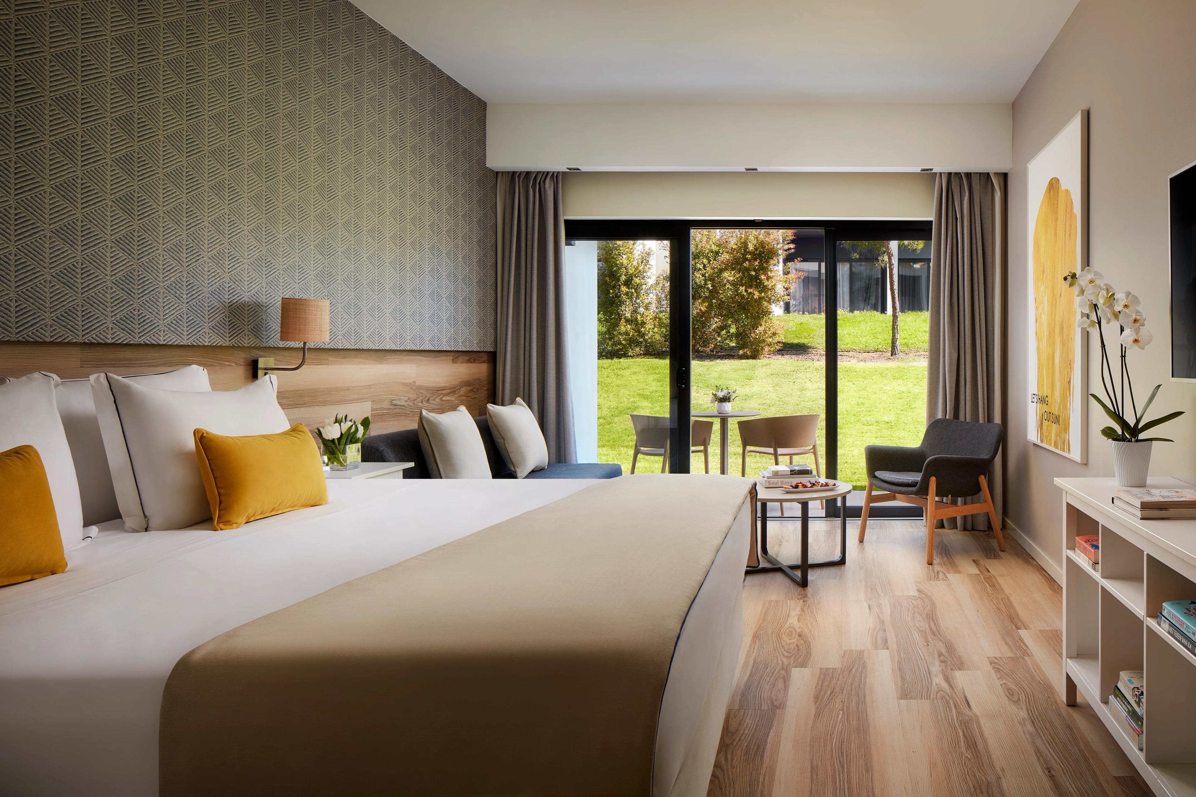 Double bed suite at the Tivoli Alvor Algarve Resort