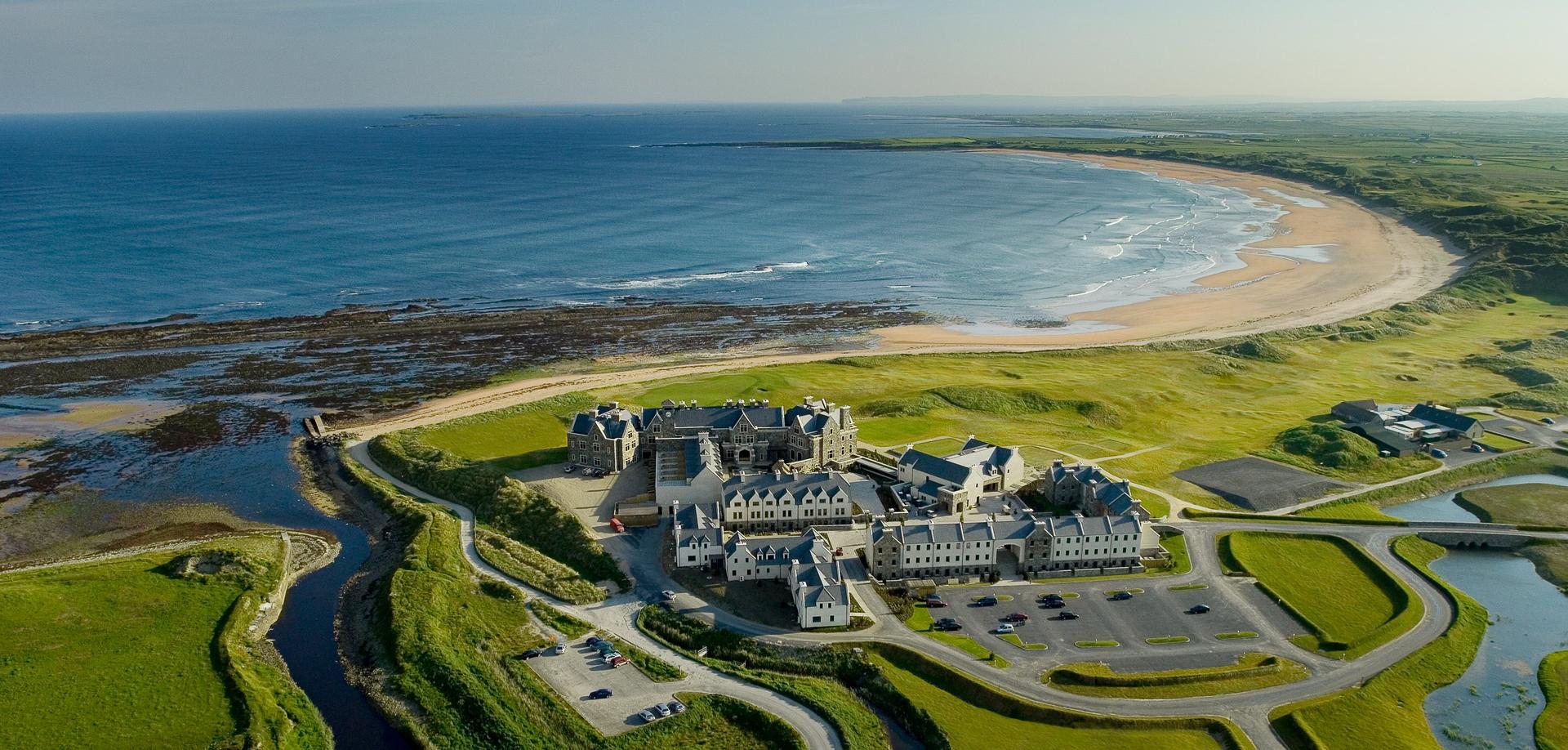 Overhead view of the Trump Doonbeg