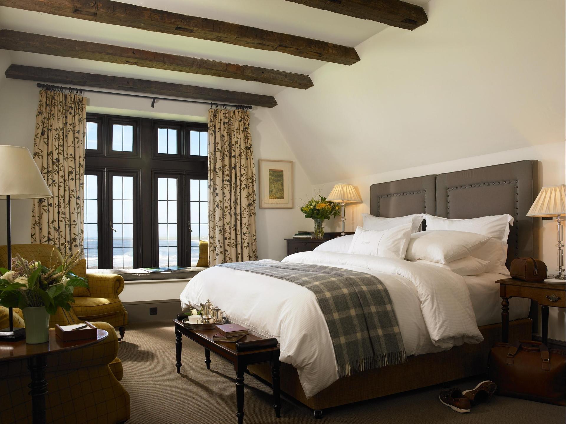 Double bed room at the Trump Doonbeg
