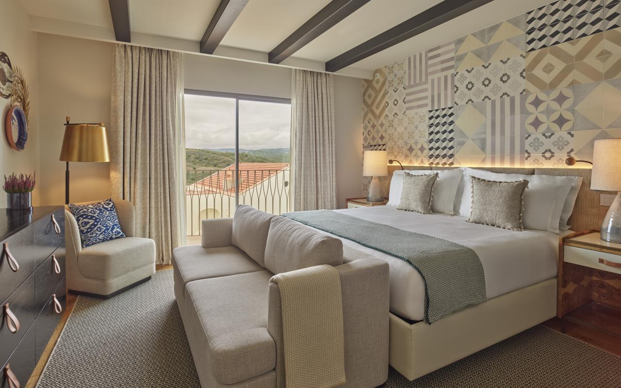 Double bed suite at the Viceroy at Ombria Algarve