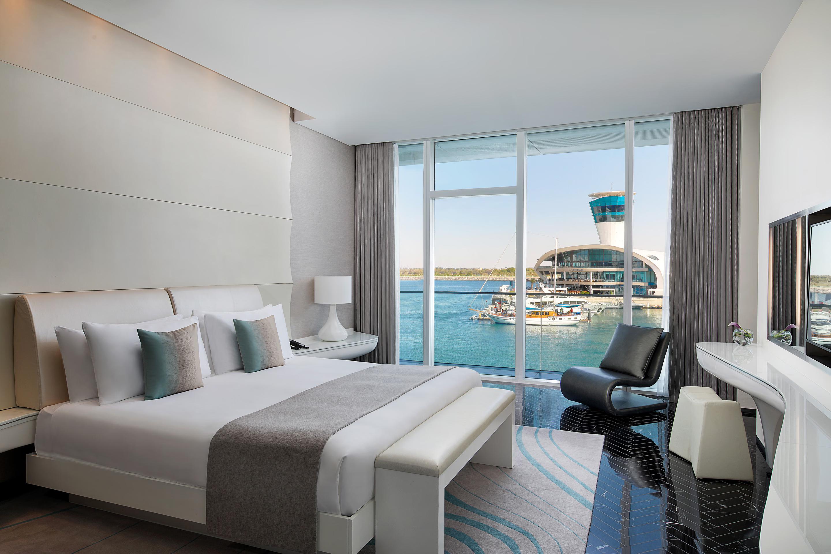 Double bed suite at the W Abu Dhabi - Yas Island