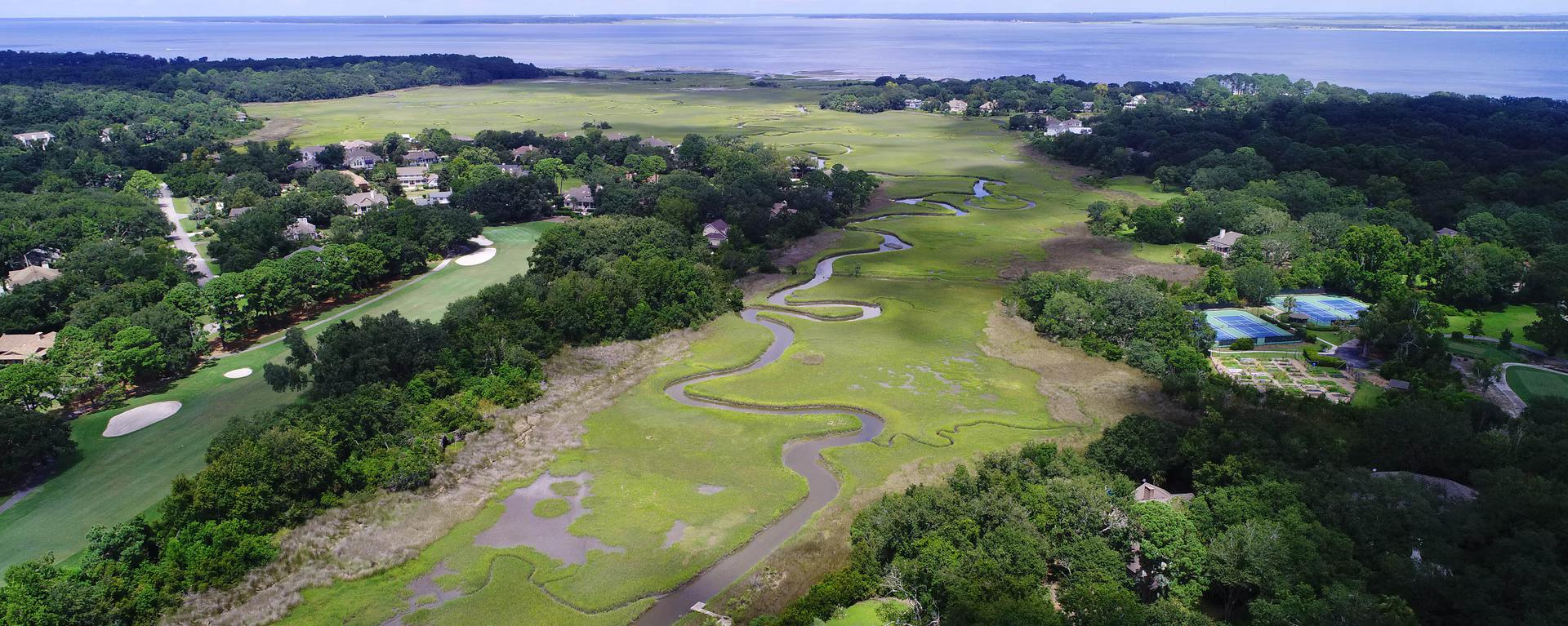 Aerial view of The Westin Hilton Head golf course