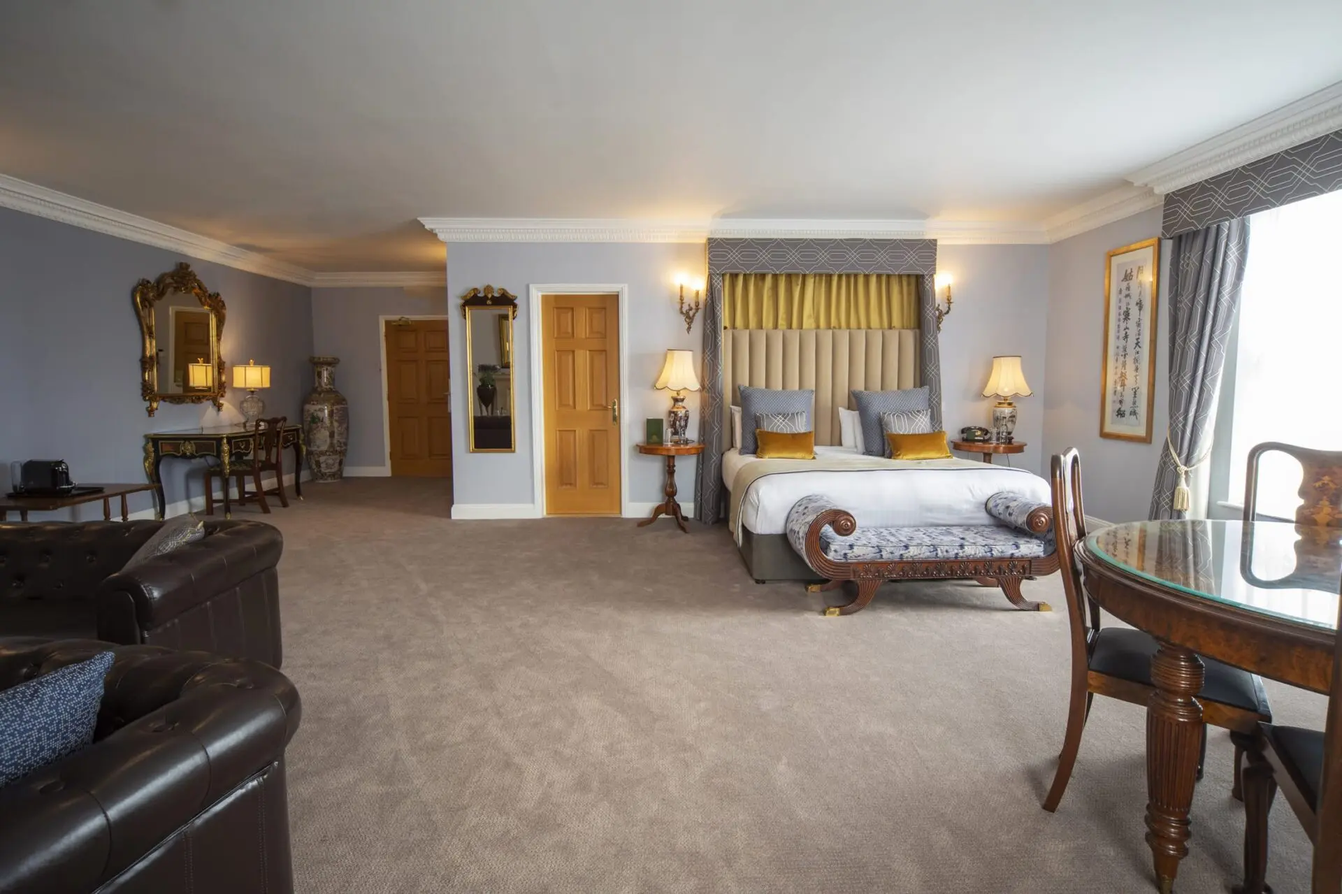 Double bed suite at the Whittlebury Hall - Park