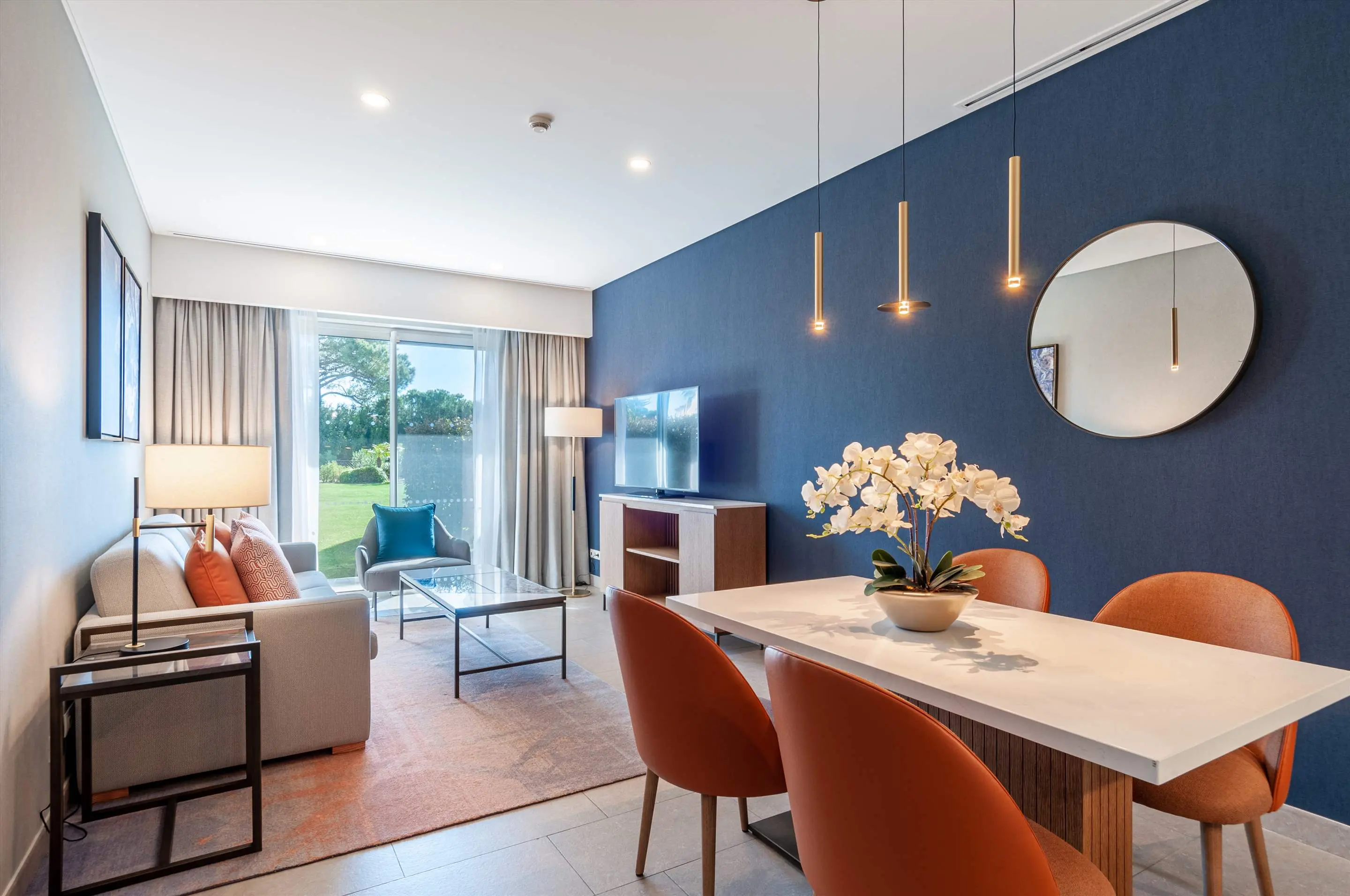 Living room as part of a suite at the hotel