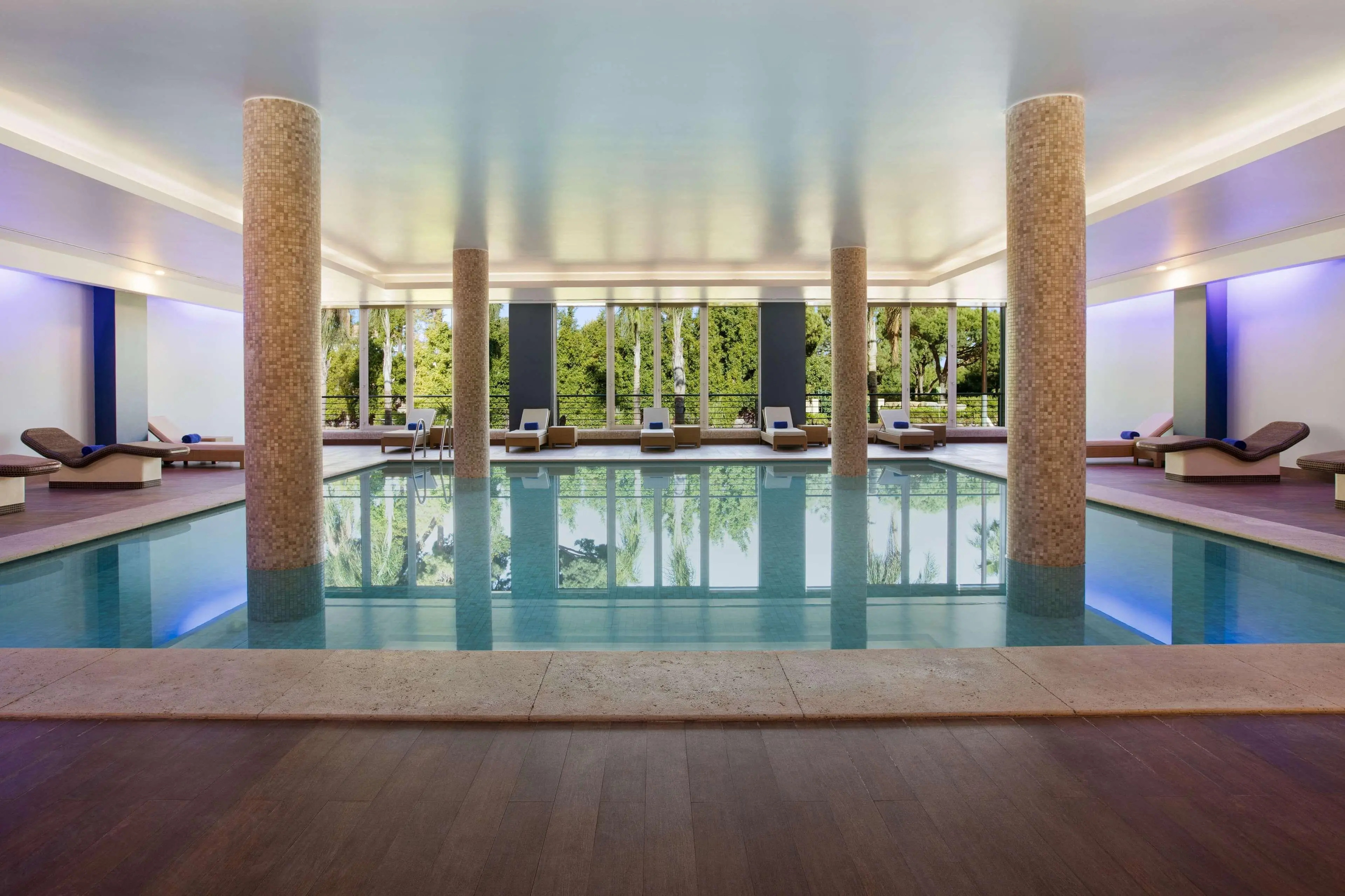 Indoor swimming pool at the Wyndham Grand Algarve