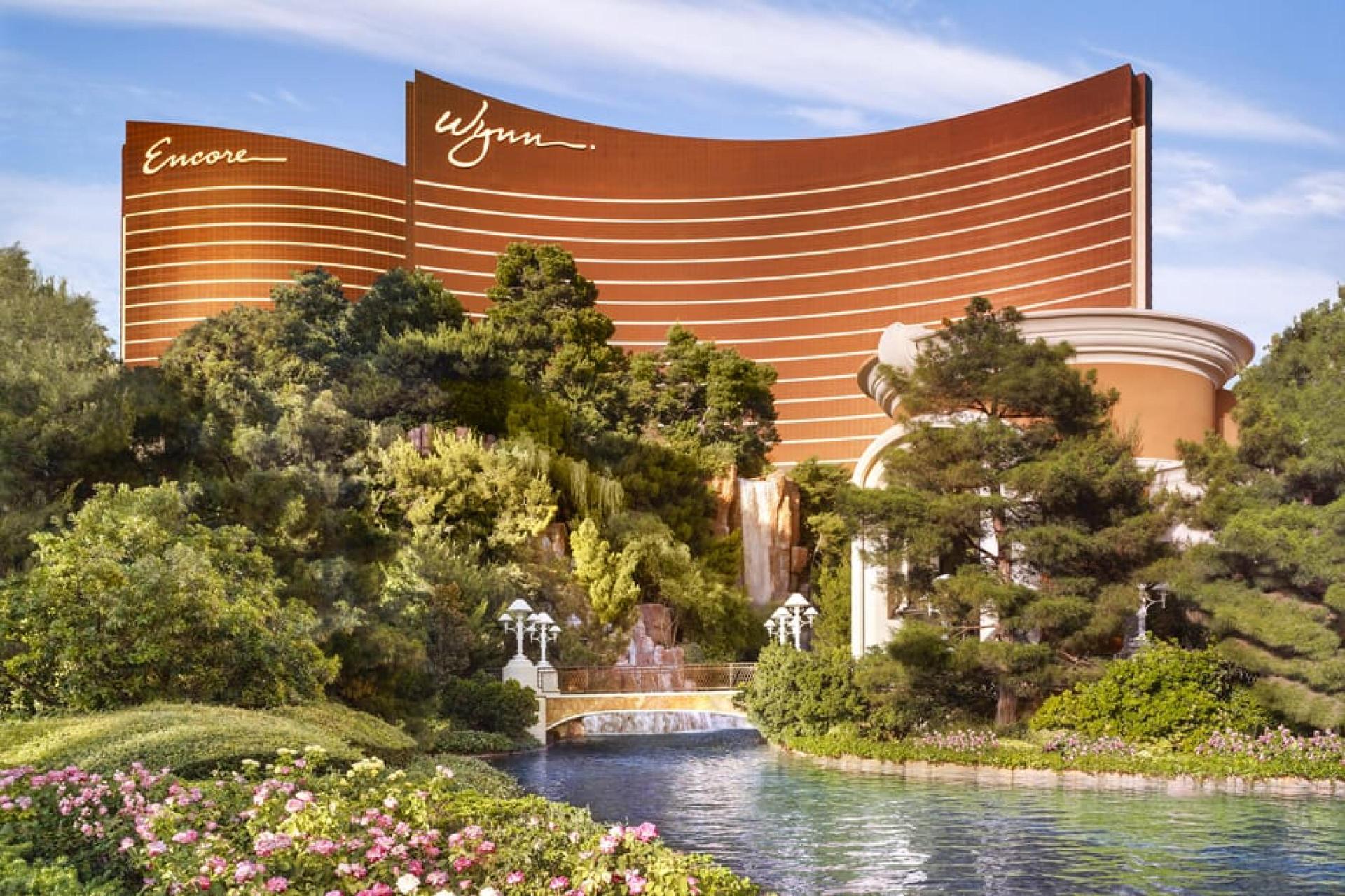 Panoramic view of the Wynn Las Vegas buildings