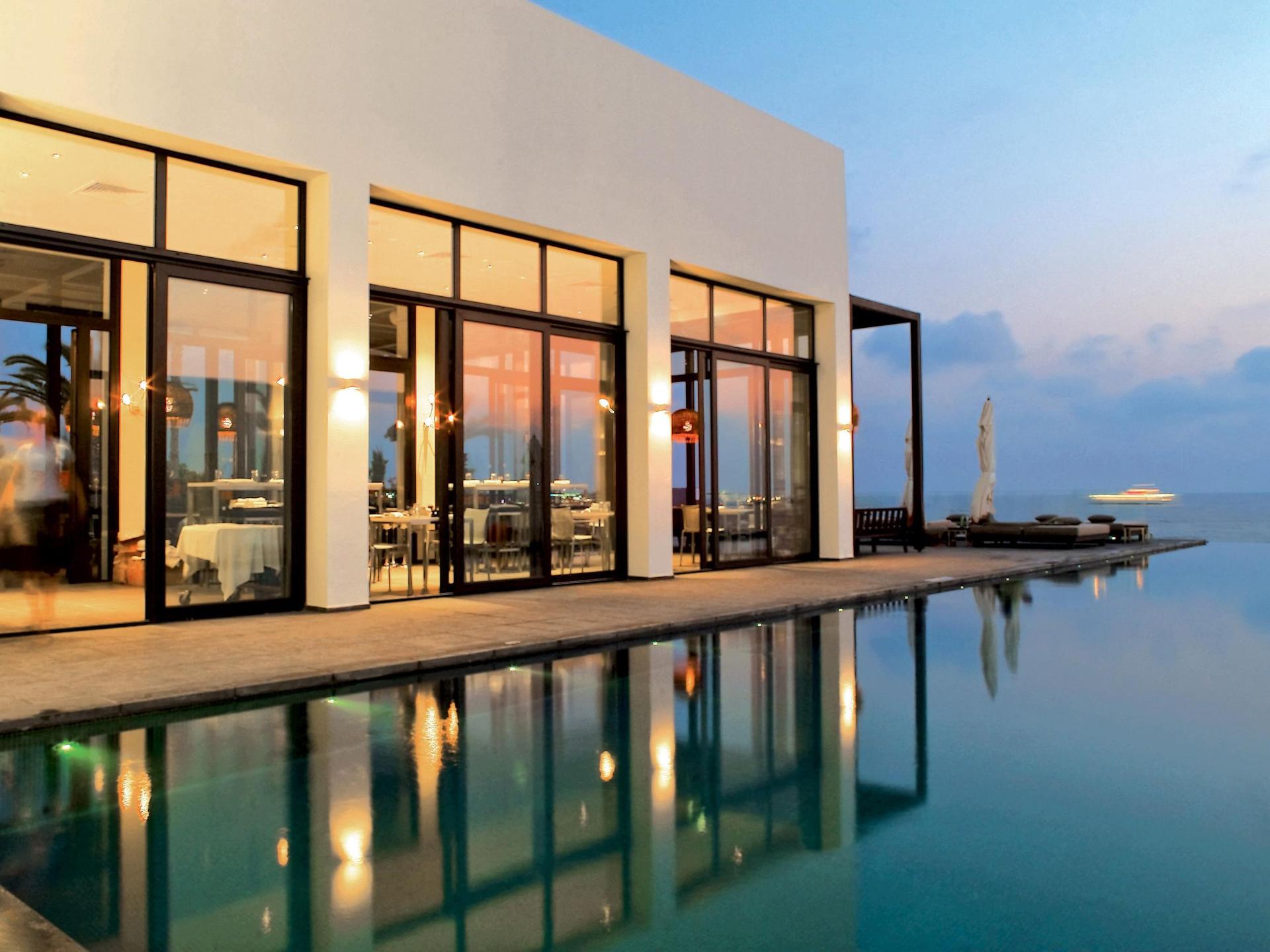 Panoramic view of the Almyra Hotel