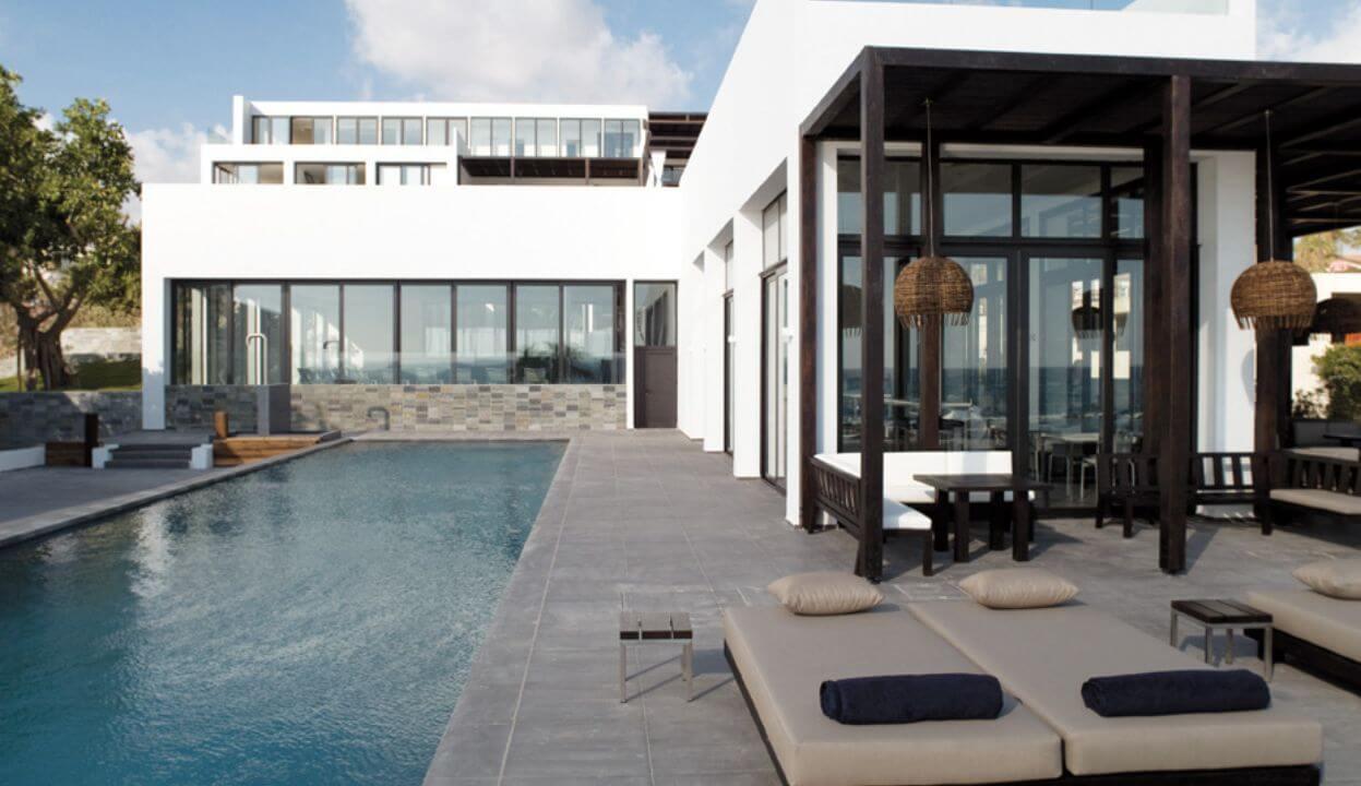 Panoramic view of the Almyra Hotel building