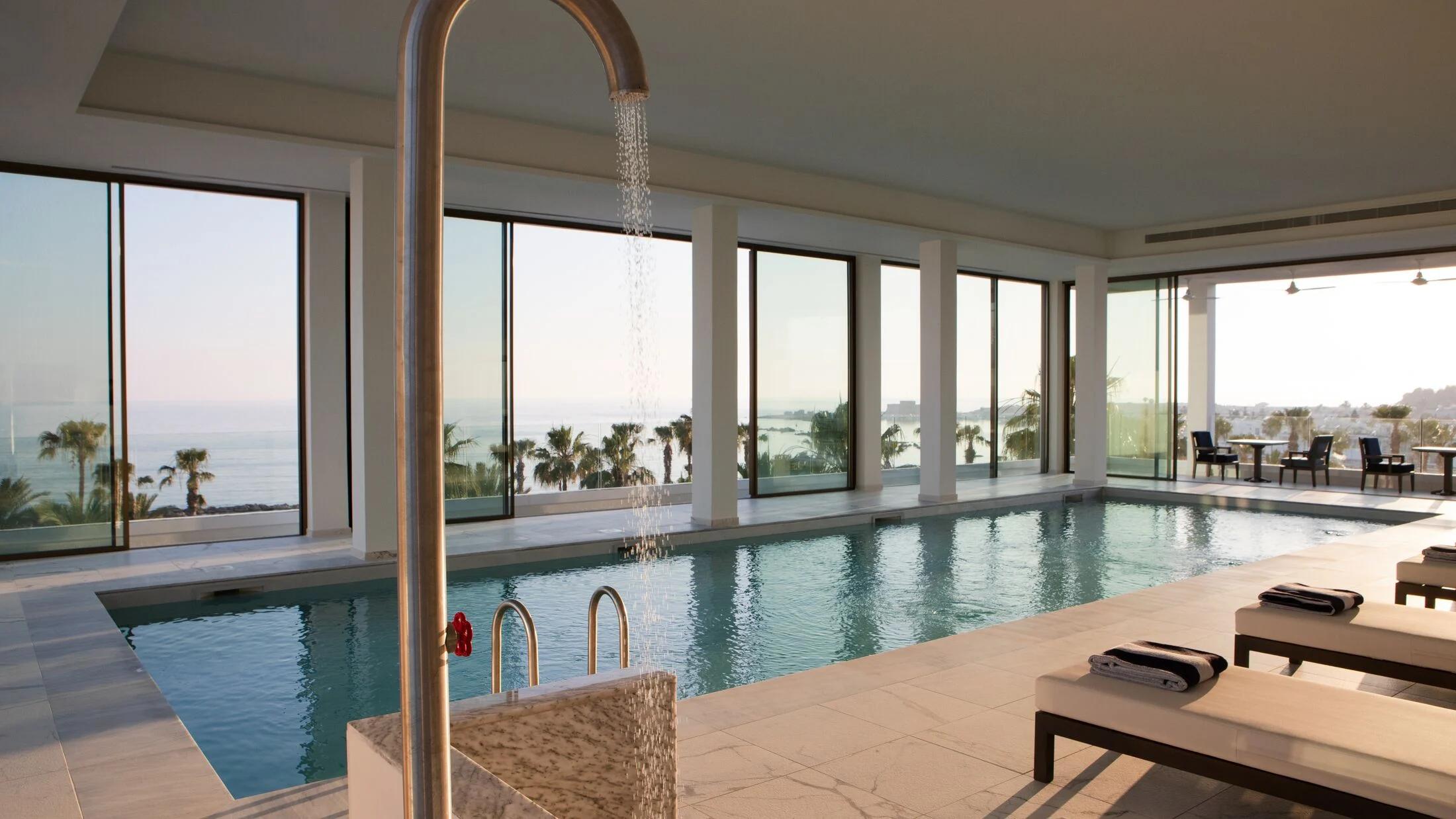 Indoor pool as part of spa facilities at Annabelle Hotel