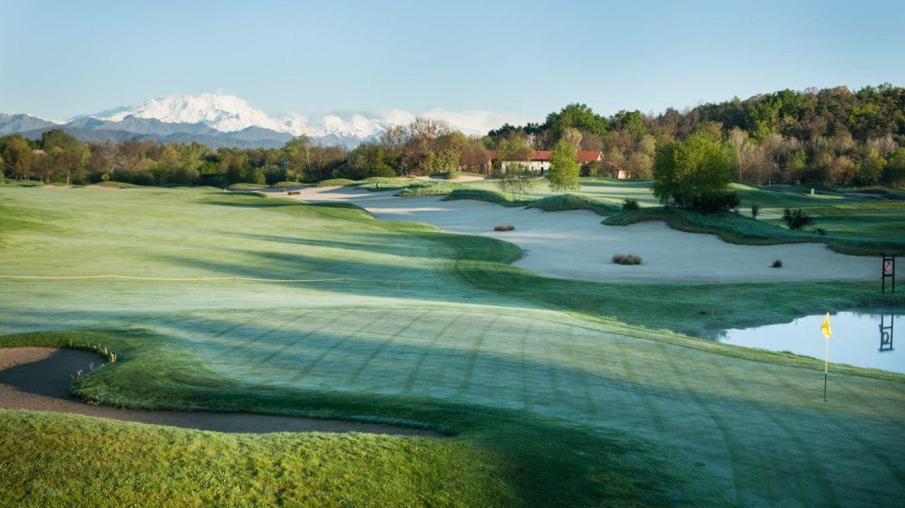 A well maintained fairway at the Bogogno Golf Resort