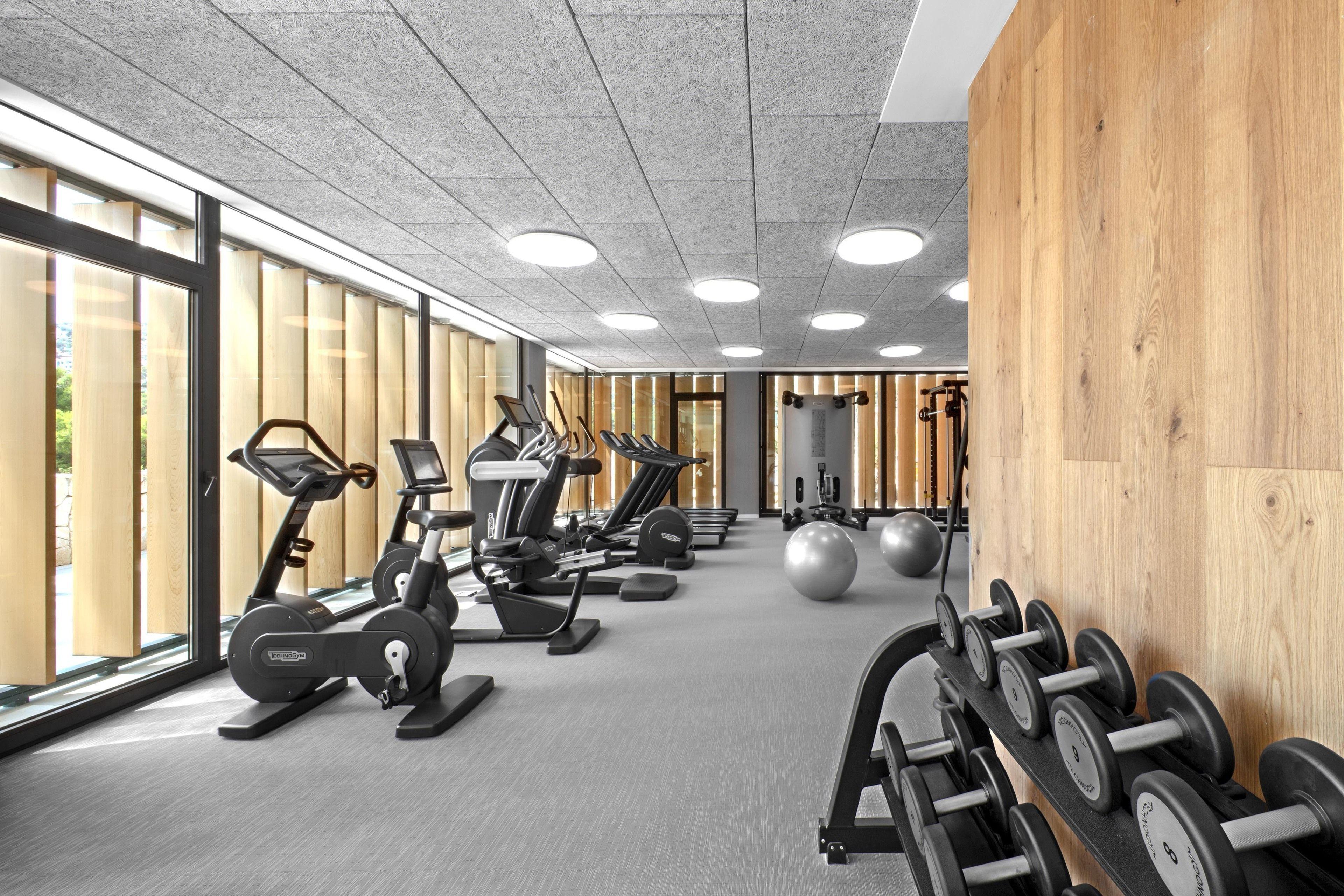 Gym facilities at Castillo Hotel Son Vida