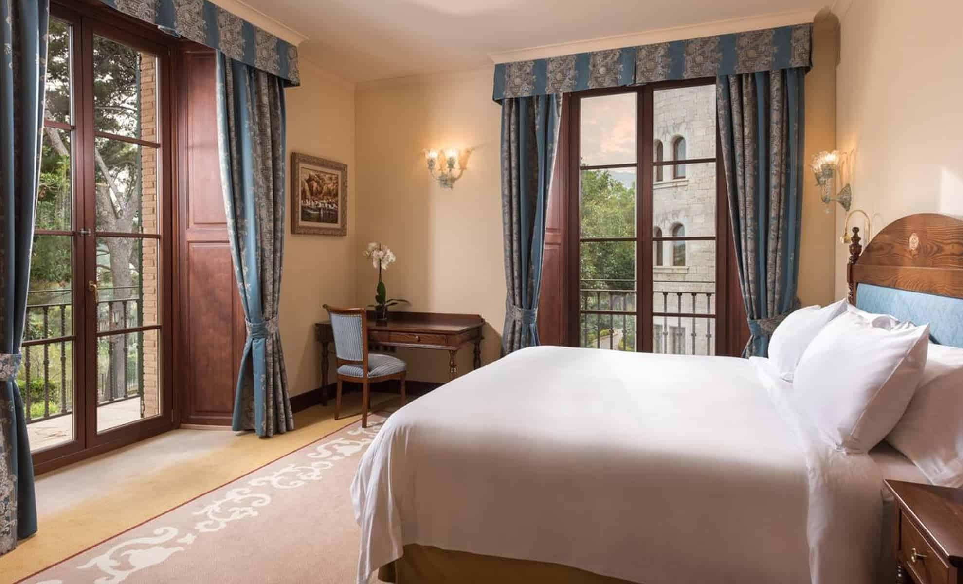 Double bed suite at Castillo Hotel Son Vida