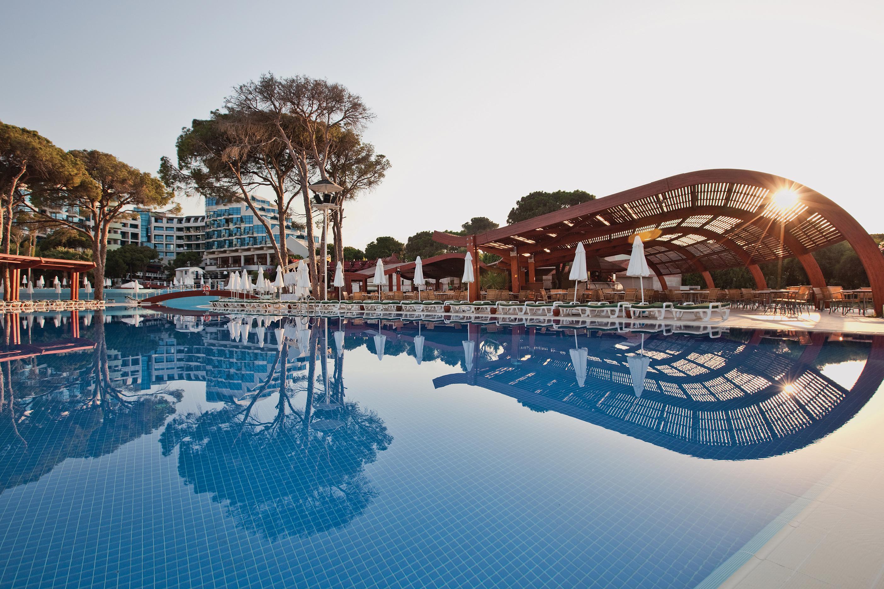 Outdoor swimming pool at Cornelia Deluxe Resort