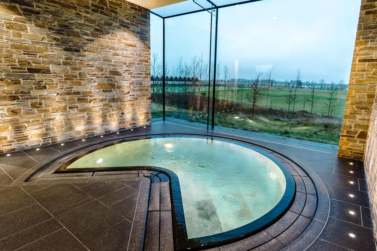 Indoor jacuzzi part of the spa facilities at Great Northern