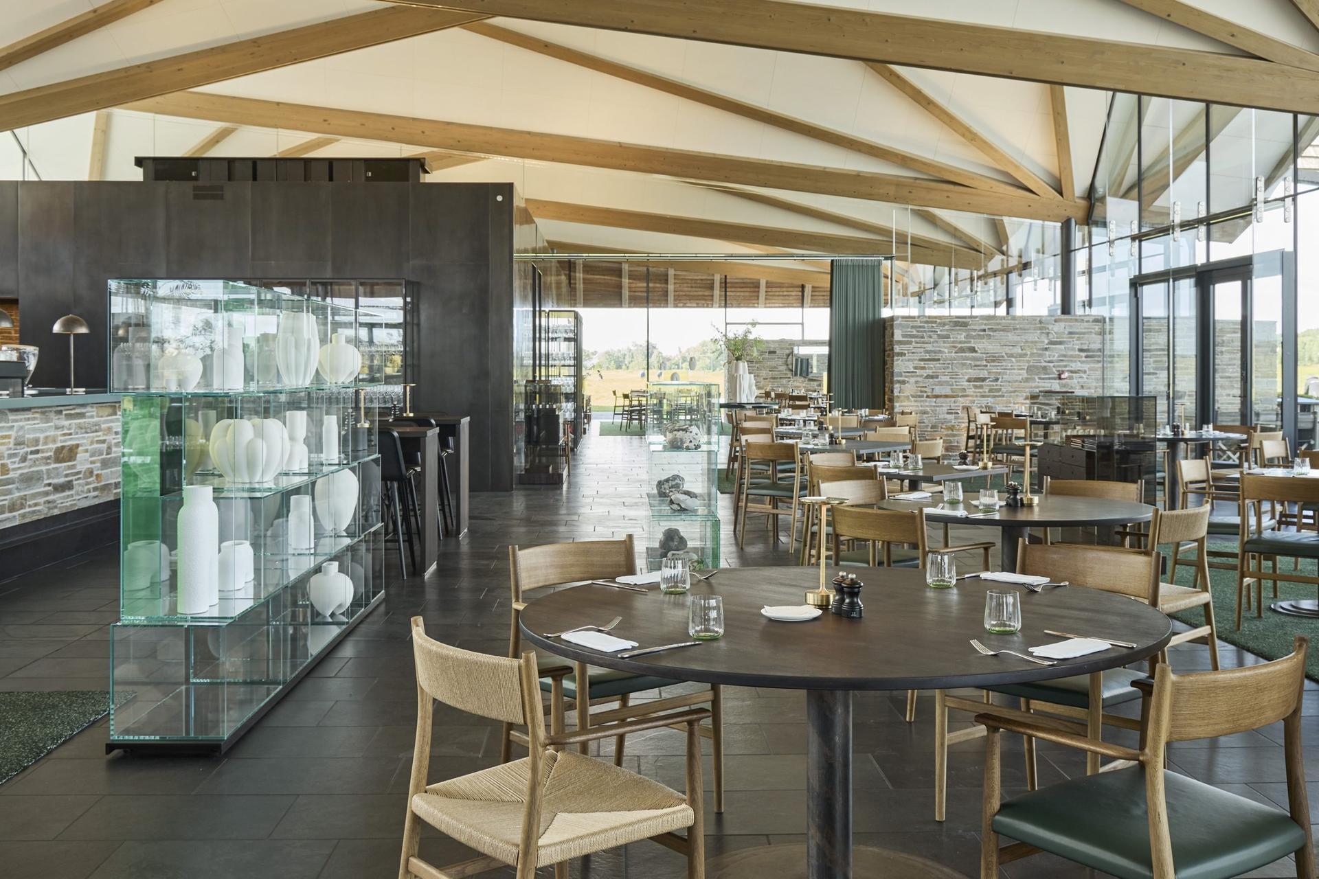 Indoor dining room at Great Northern